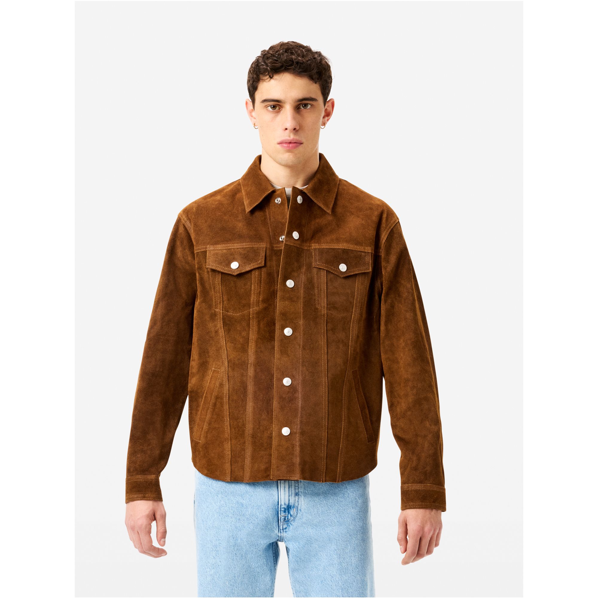 James suede overshirt