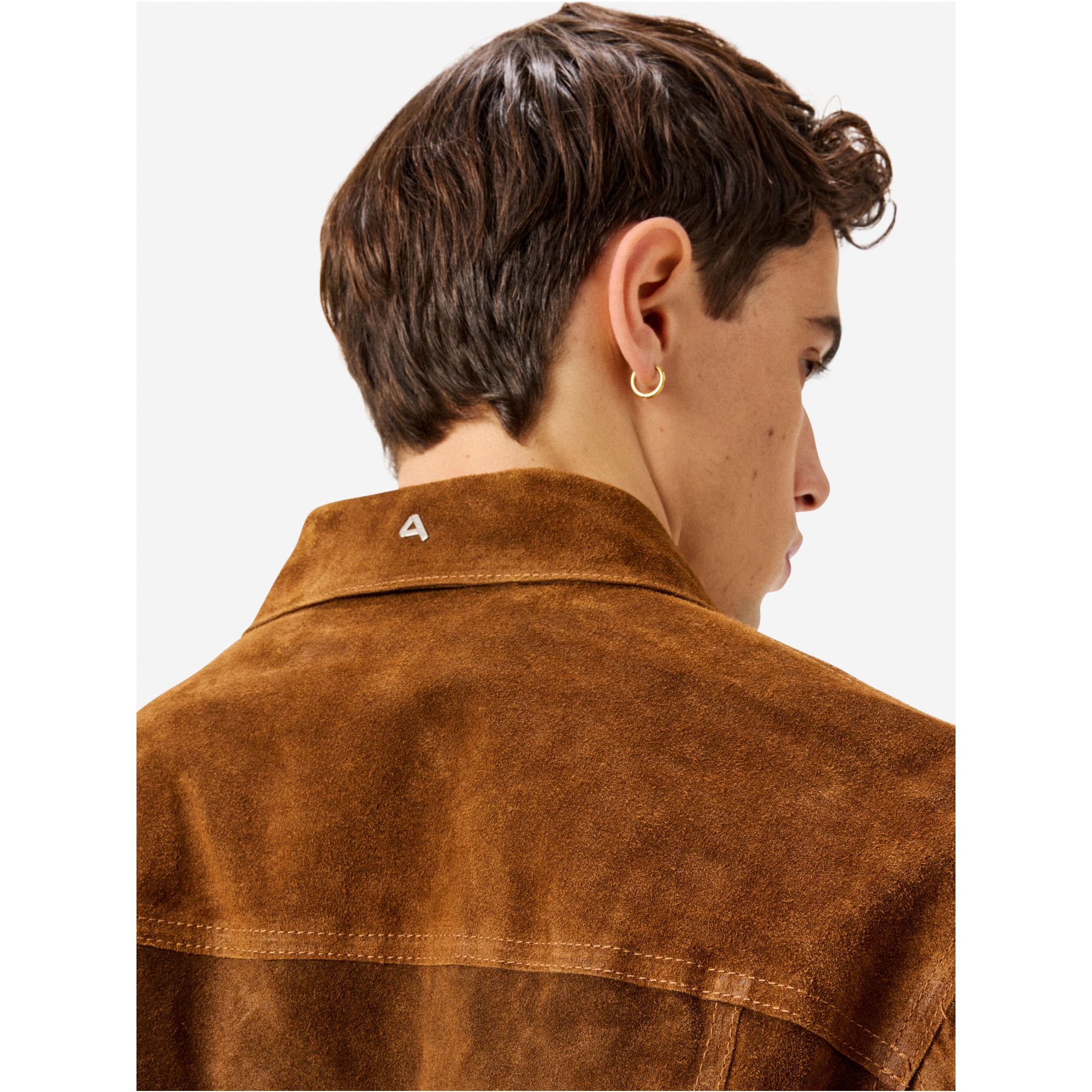 James suede overshirt