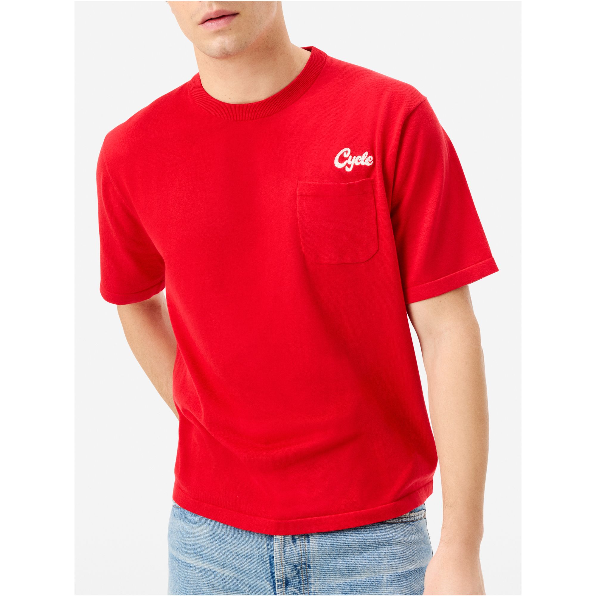 Boxy Pocket T-shirt with logo and breast pocket