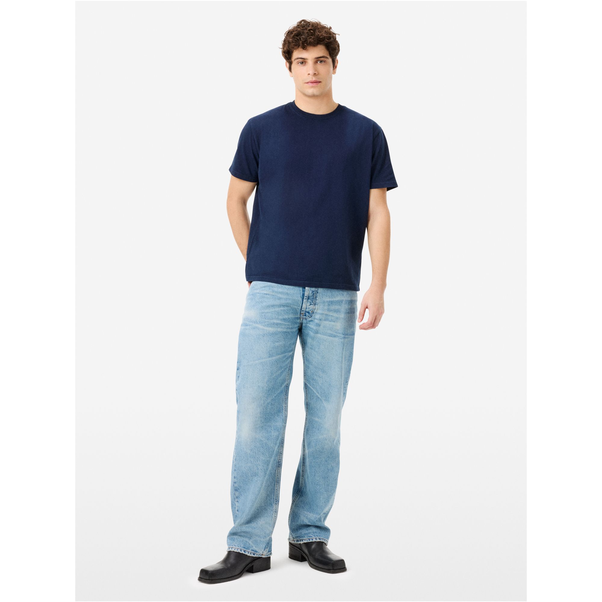 Over T-shirt with logo on the back