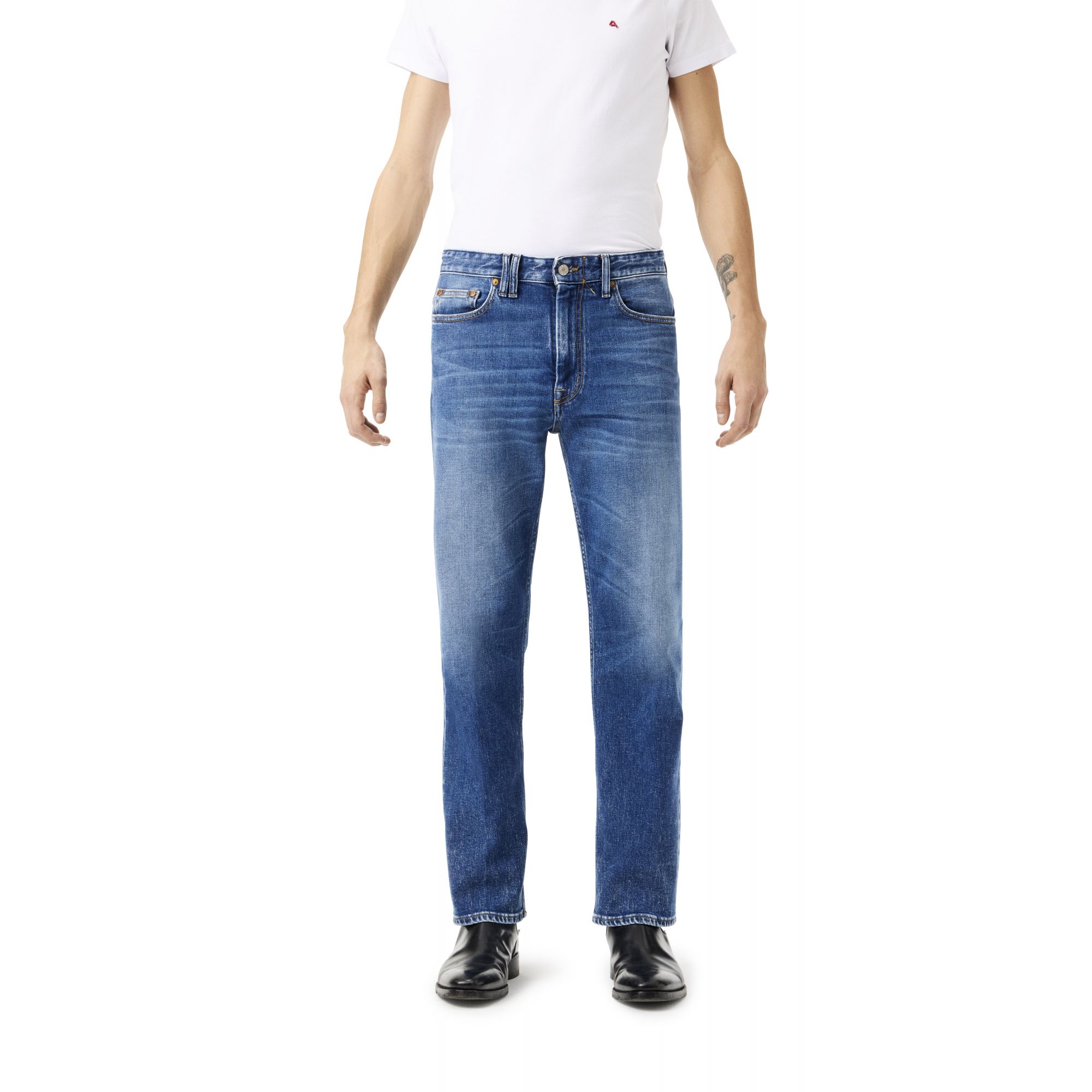 Wise comfort regular fit straight ankle leg antique vintage