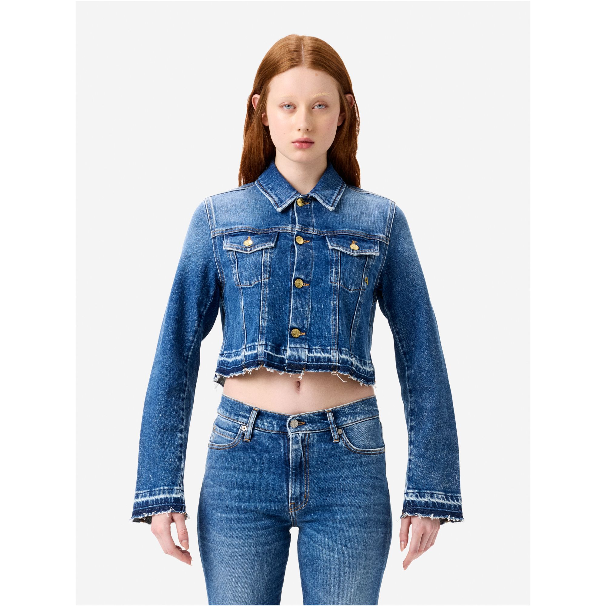 Slim-fit Milù trucker jacket