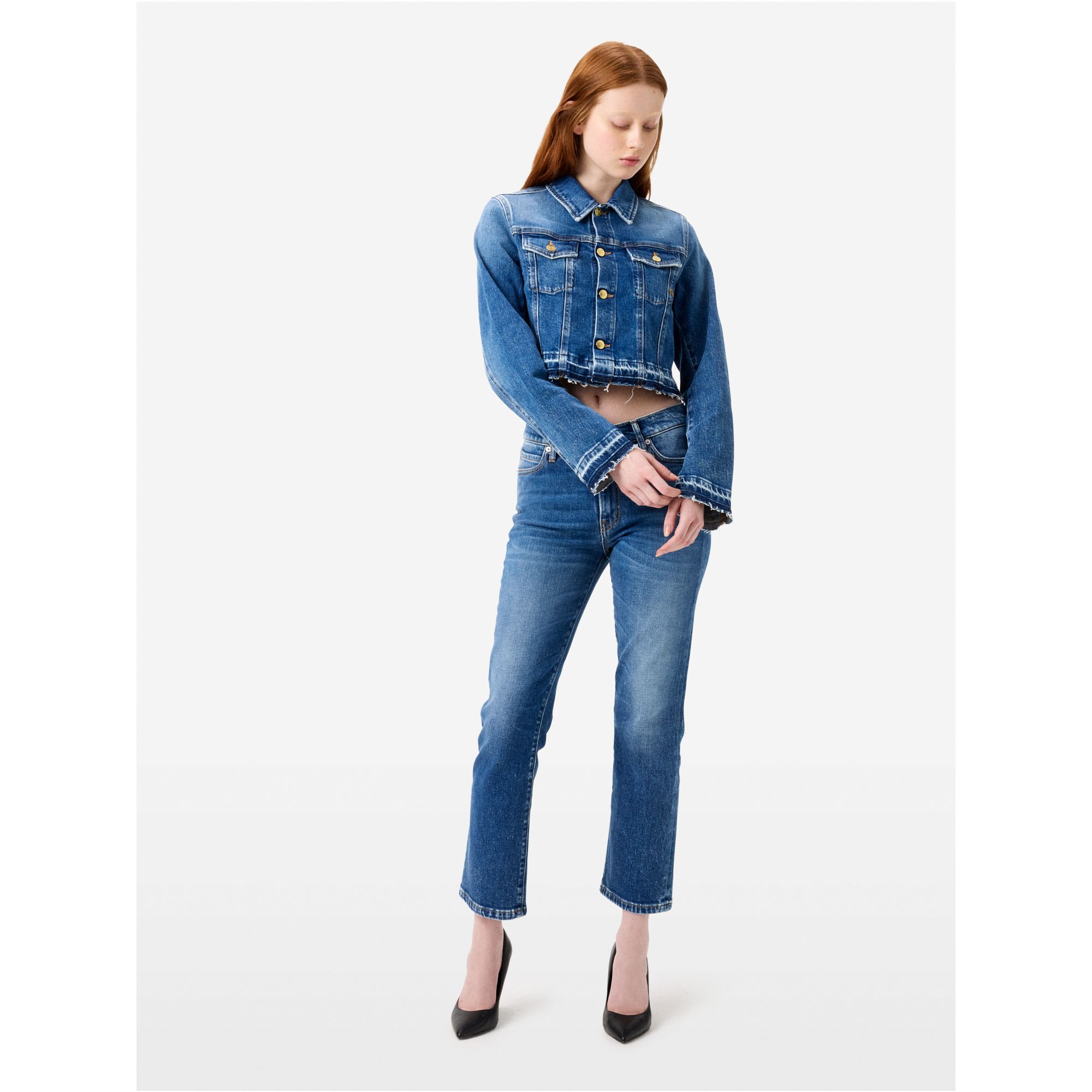 Slim-fit Milù trucker jacket