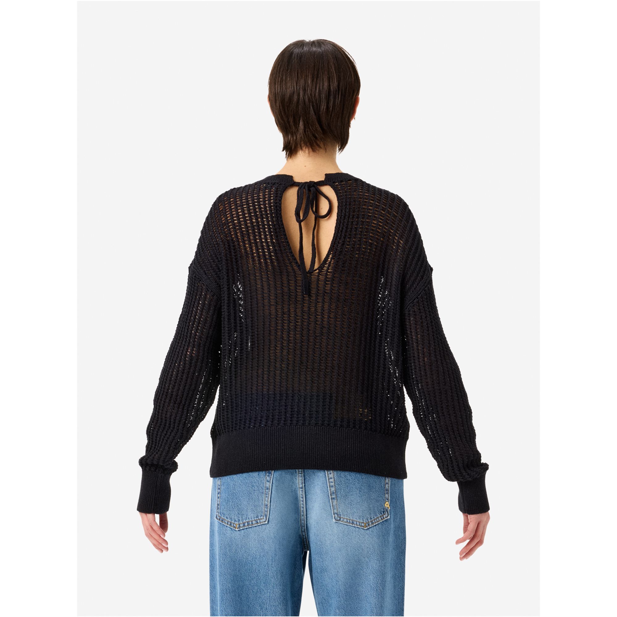 Lux jumper with cut-out on the back