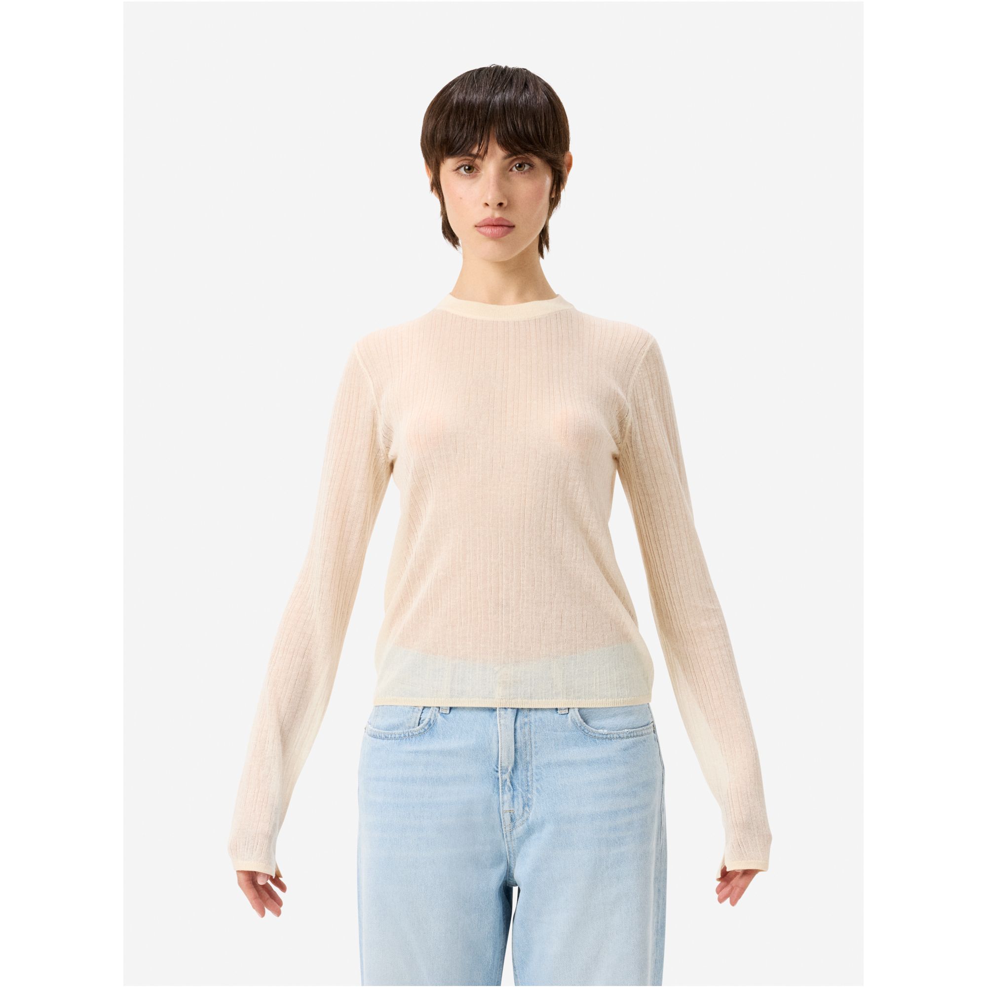 Maglia Ada in misto lino