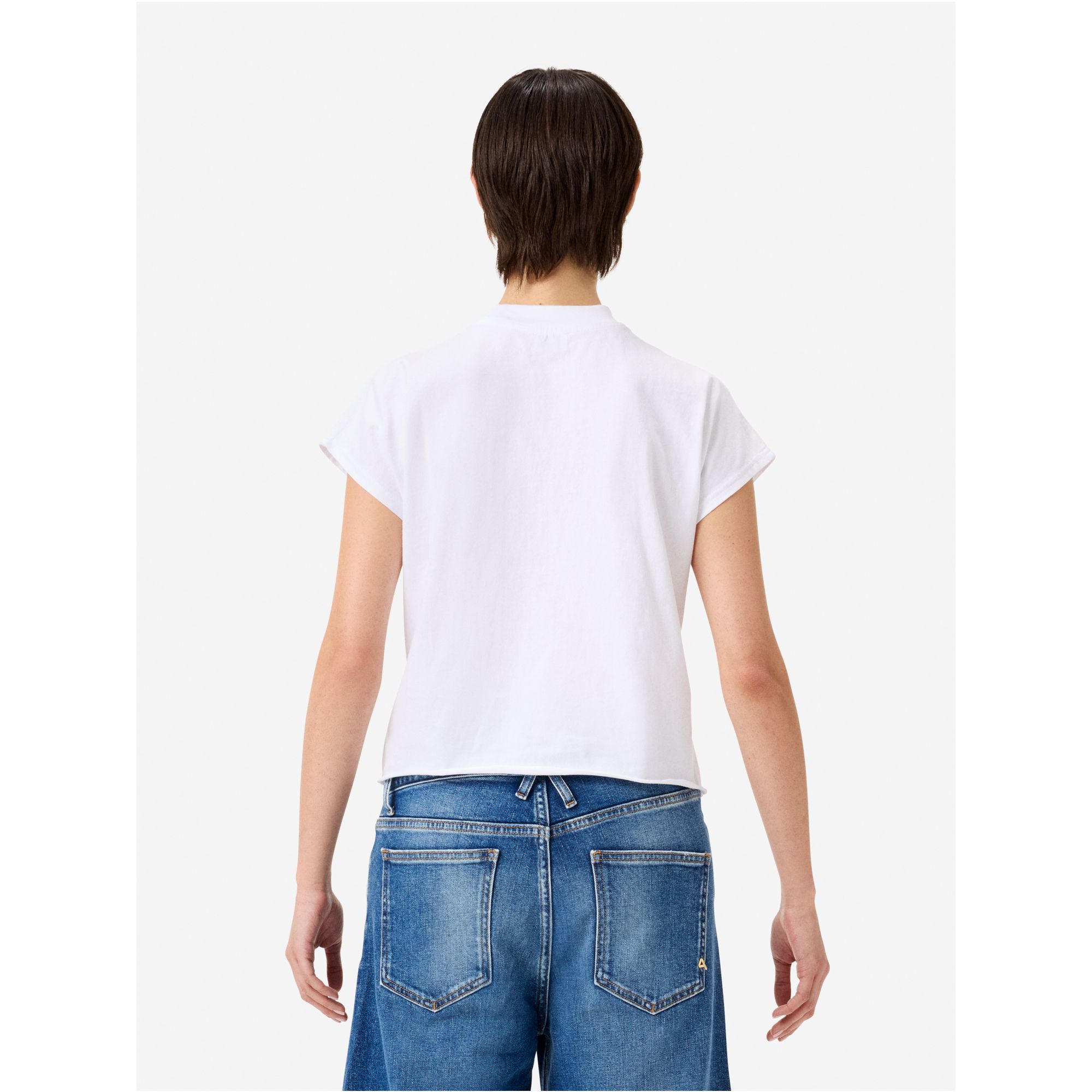 Tamy turtle neck t-shirt rinse wash