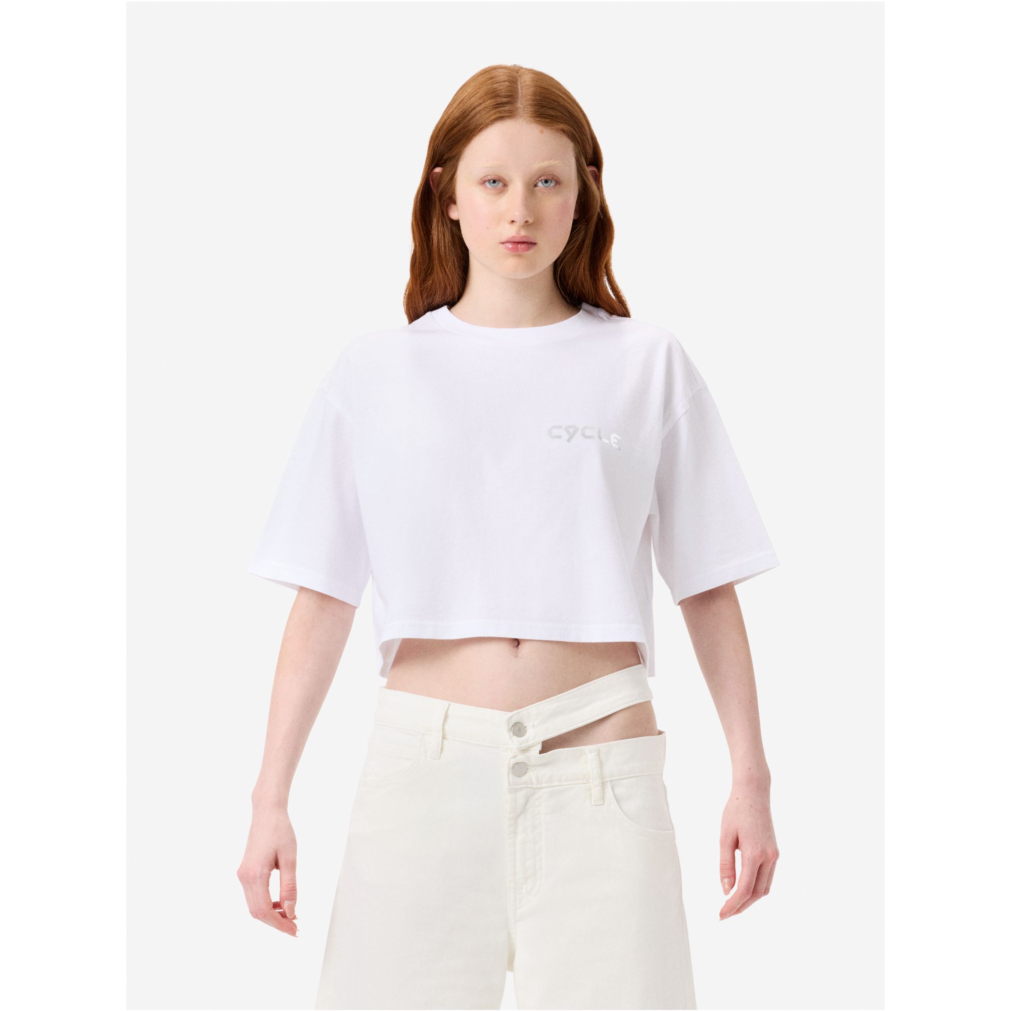 Ariel printed t-shirt boxy fit rinse wash