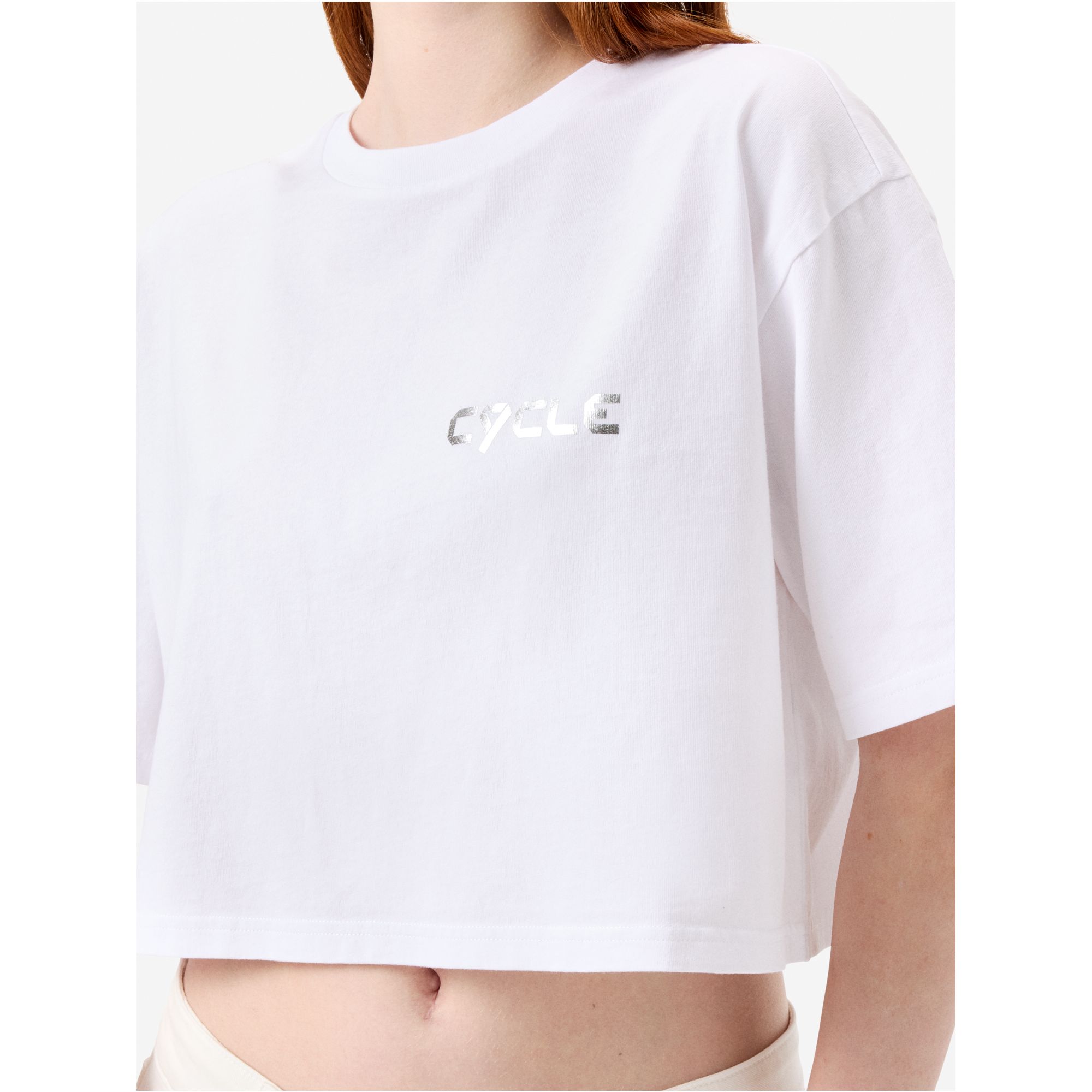 Ariel printed t-shirt boxy fit rinse wash