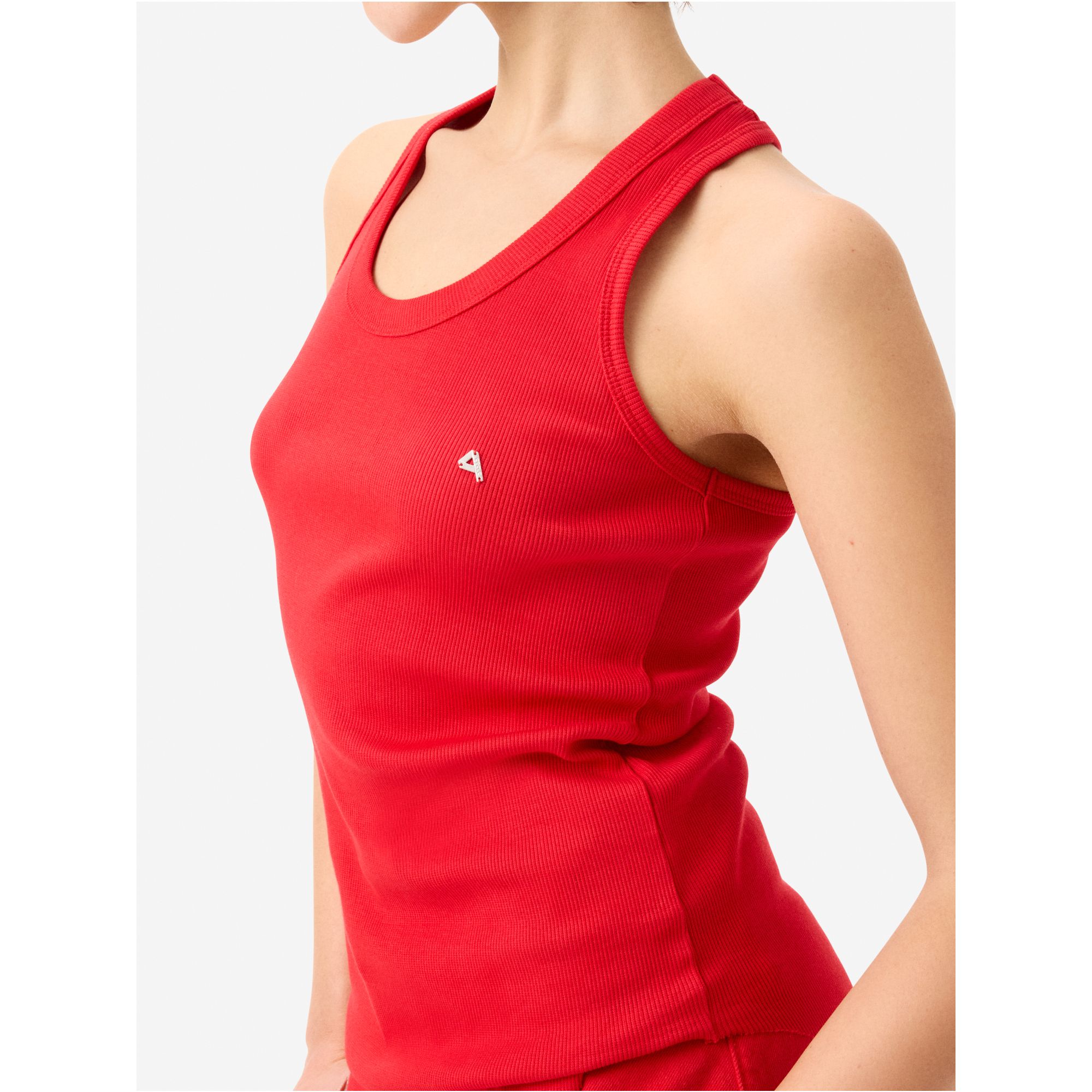 America ribbed tank top rinse wash