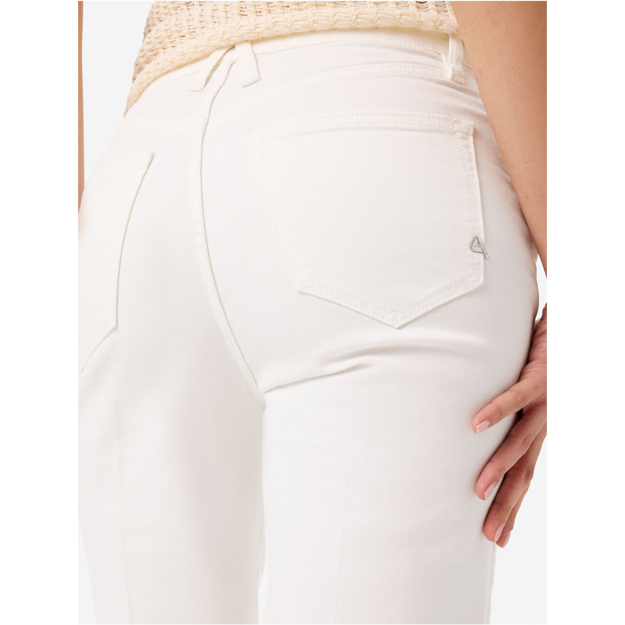 Flaire high rise flared direct dyed