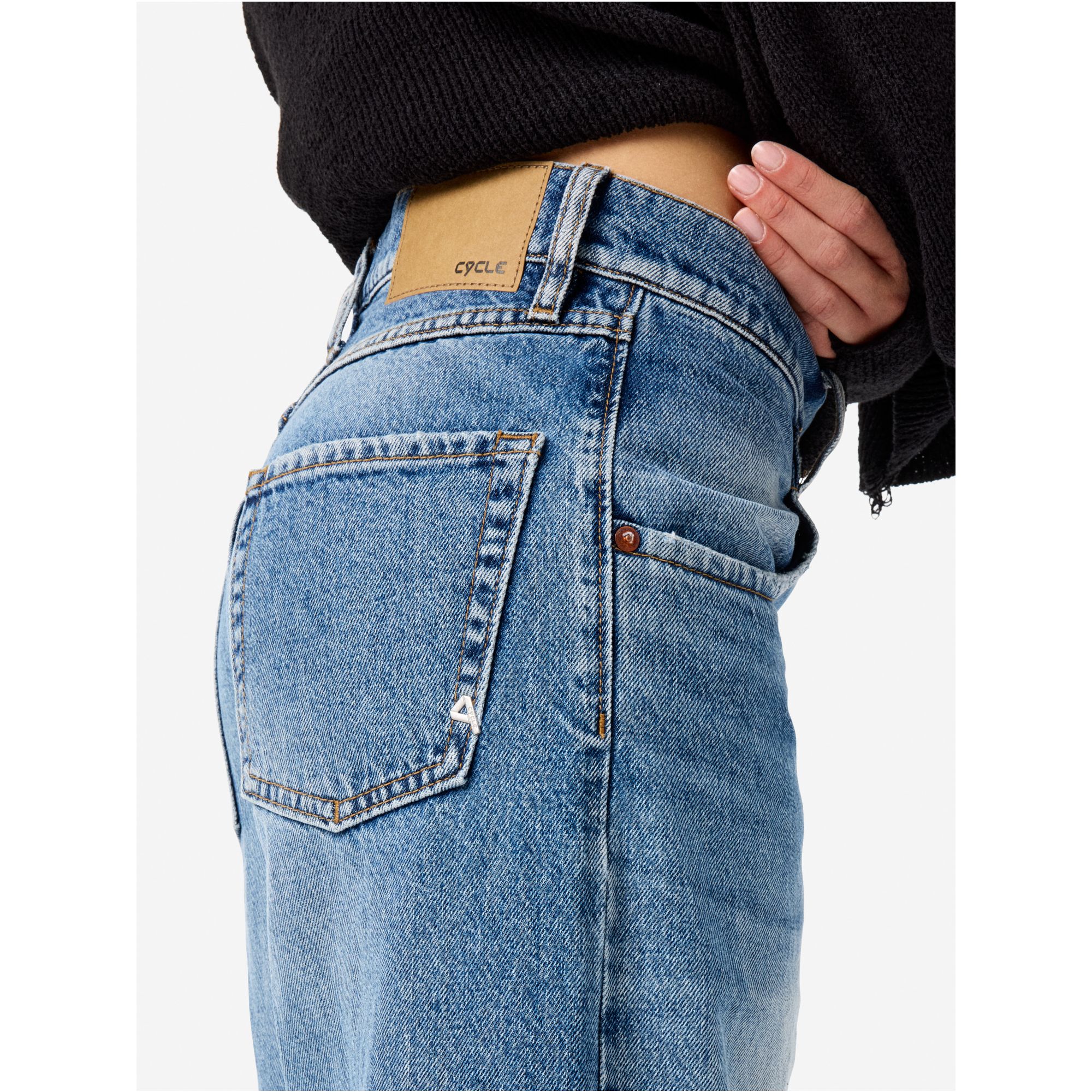 Low wide-leg Aida jeans