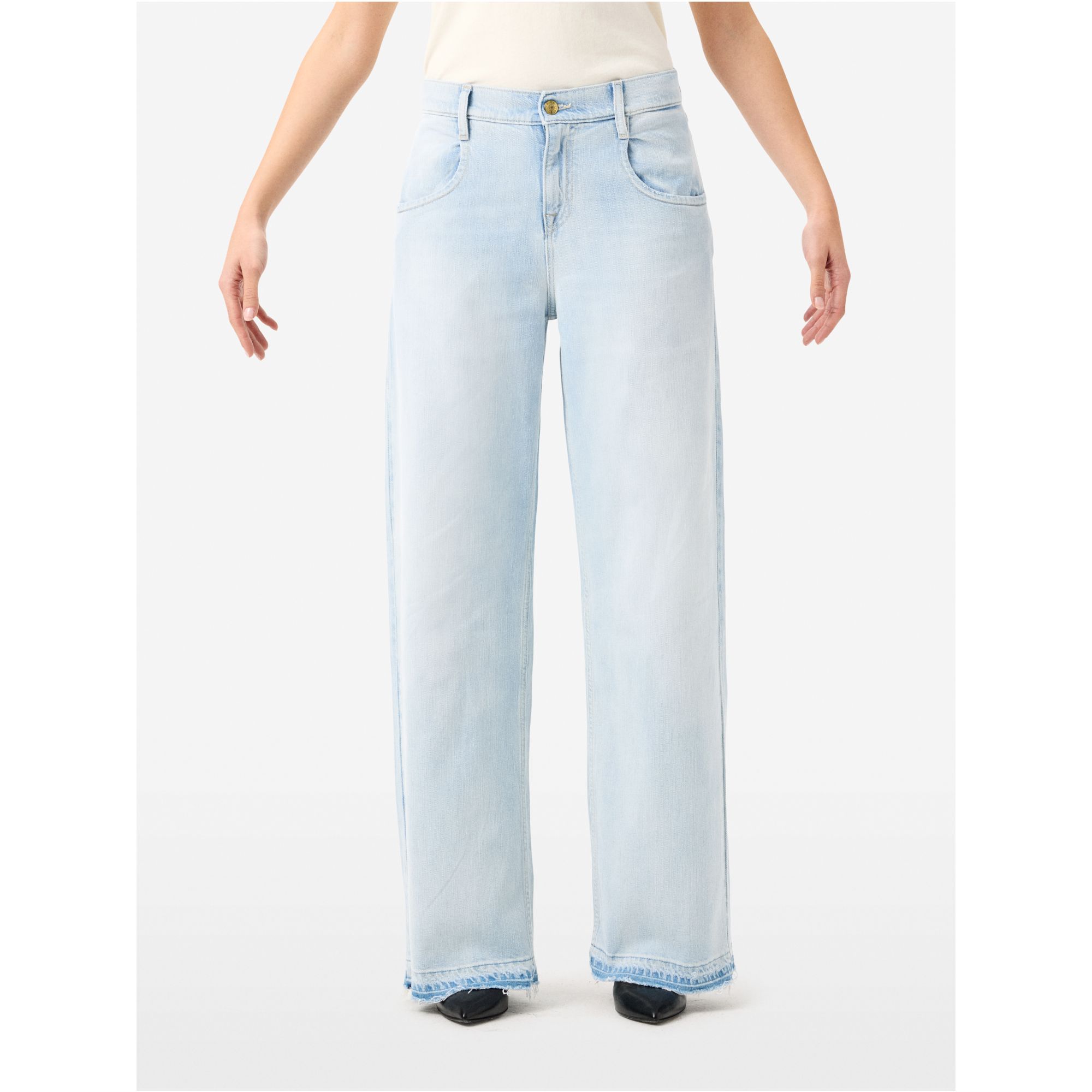 Low wide-leg Aida jeans