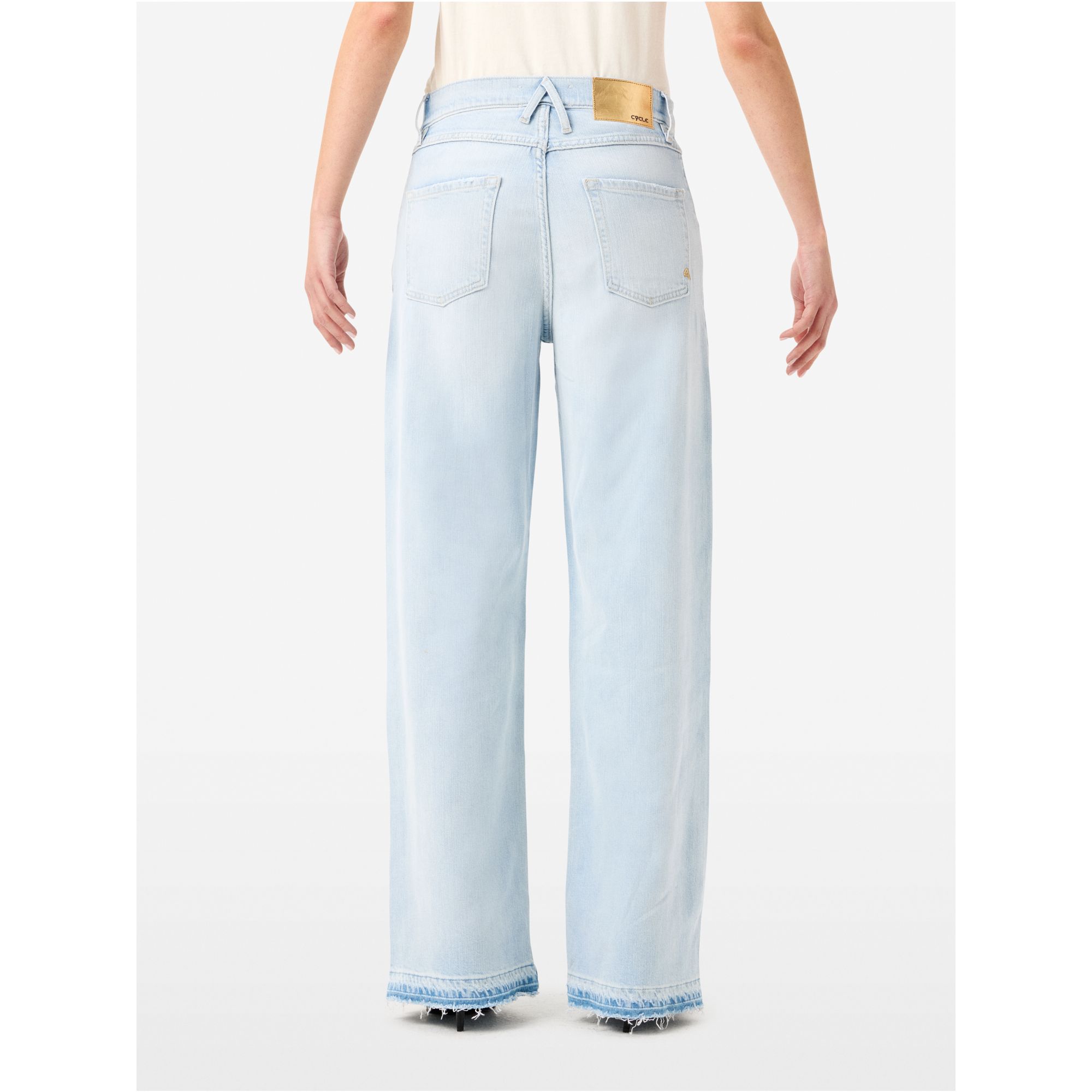 Low wide-leg Aida jeans