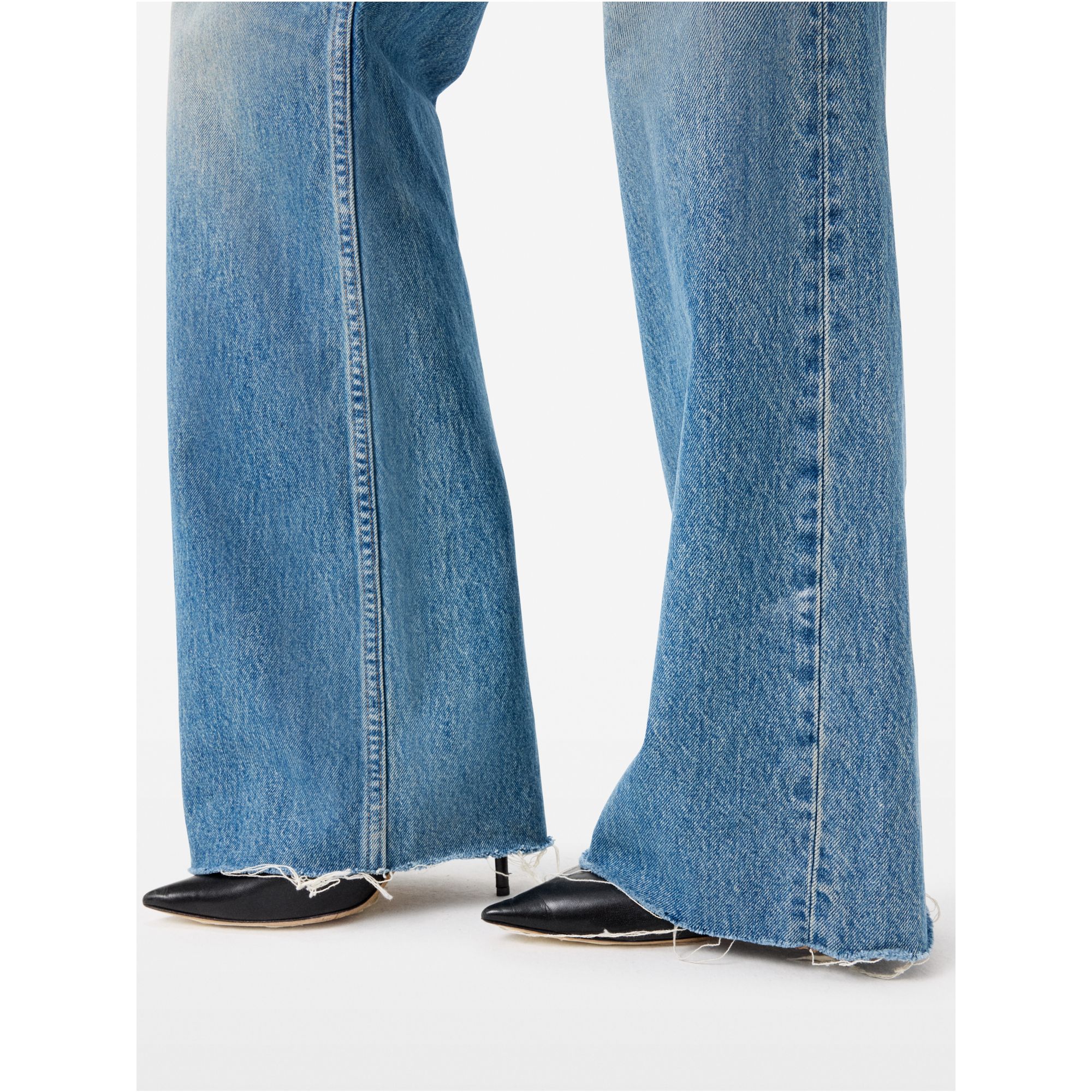 Zoe straight leg broken natural vintage destroyed edge