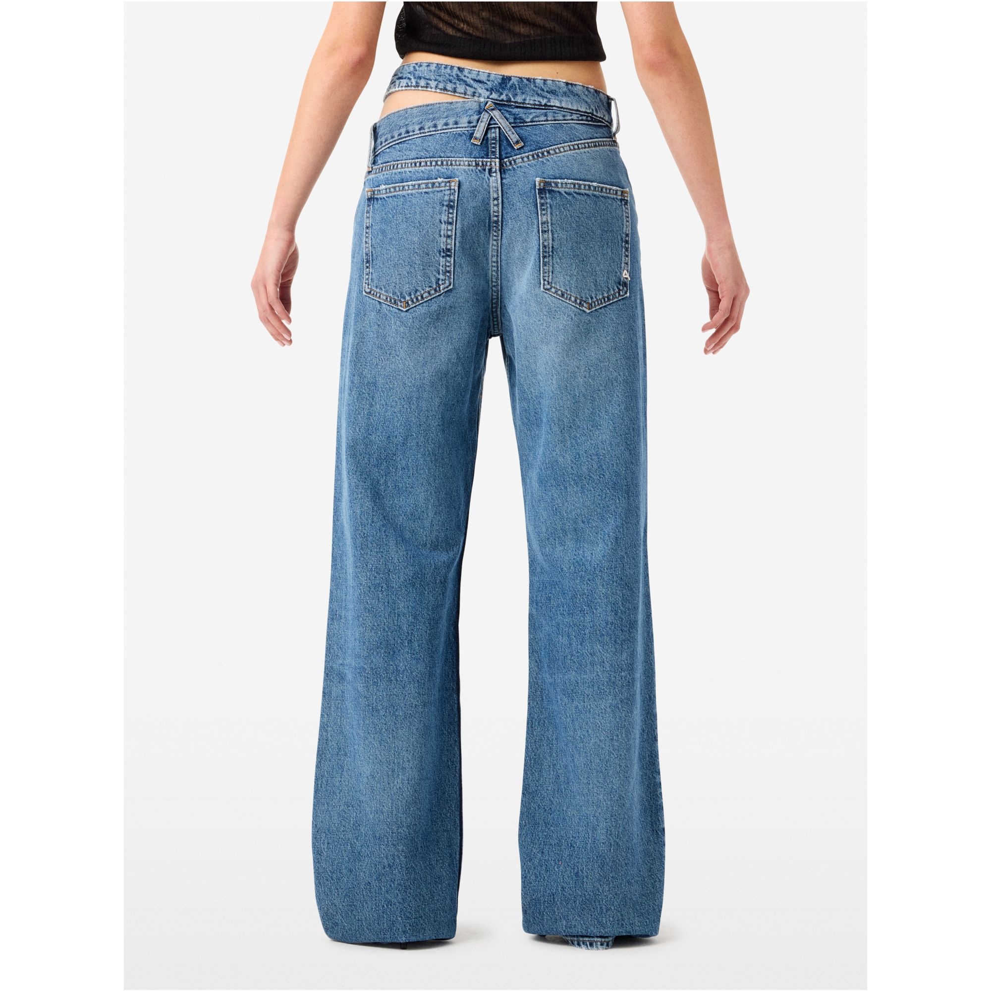 Zoe waist straight leg mid tone natural vintage