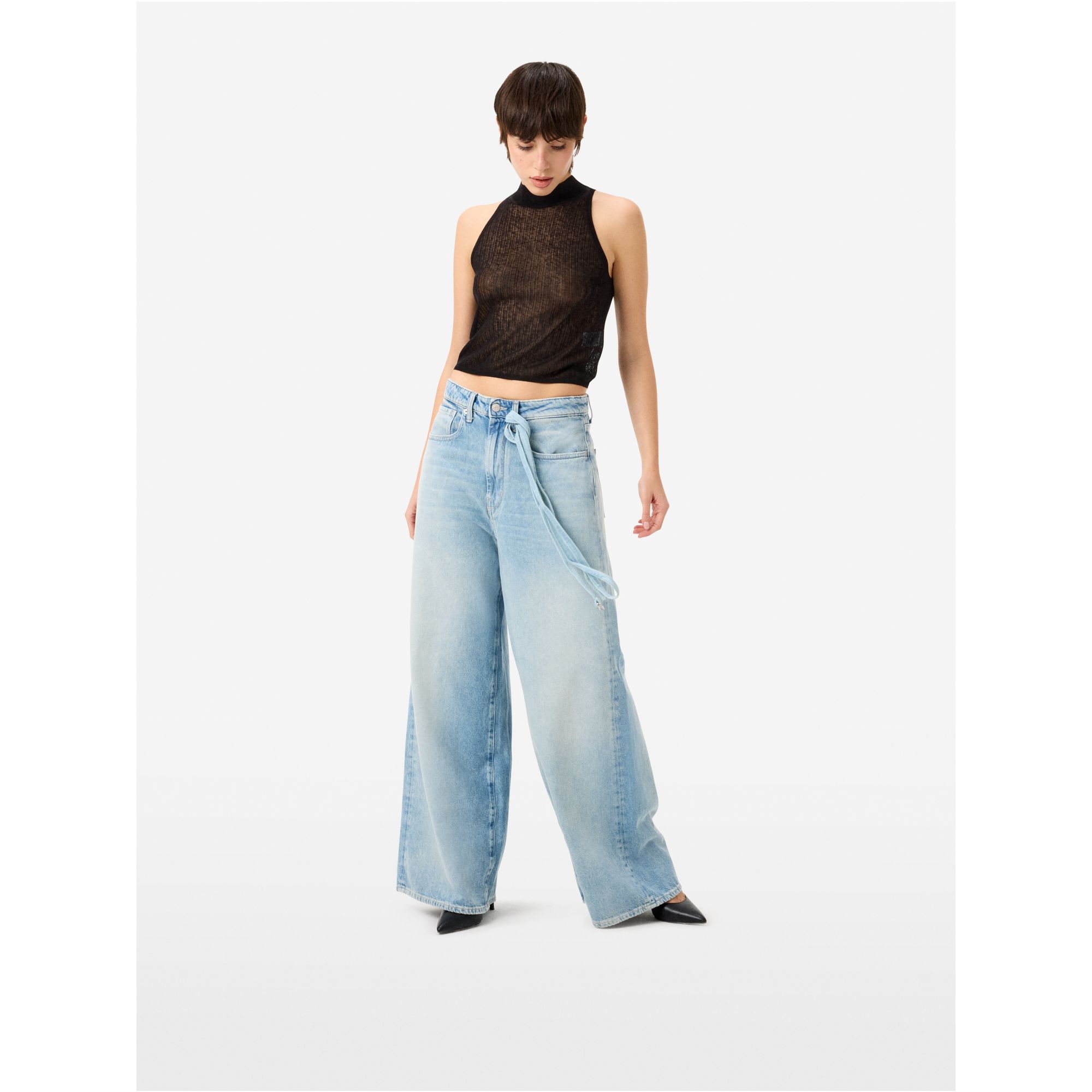 Loose-fit Big Low trousers
