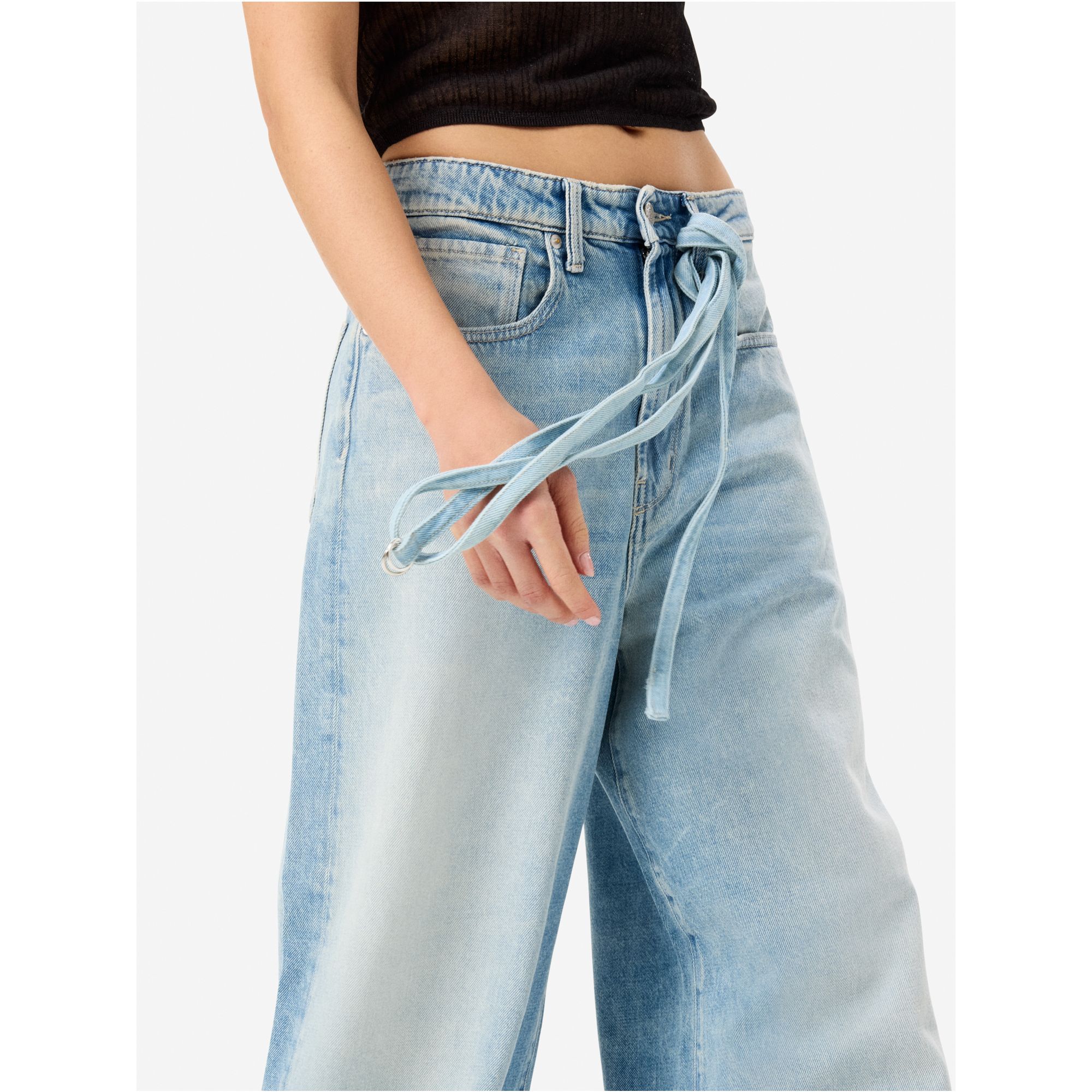 Loose-fit Big Low trousers