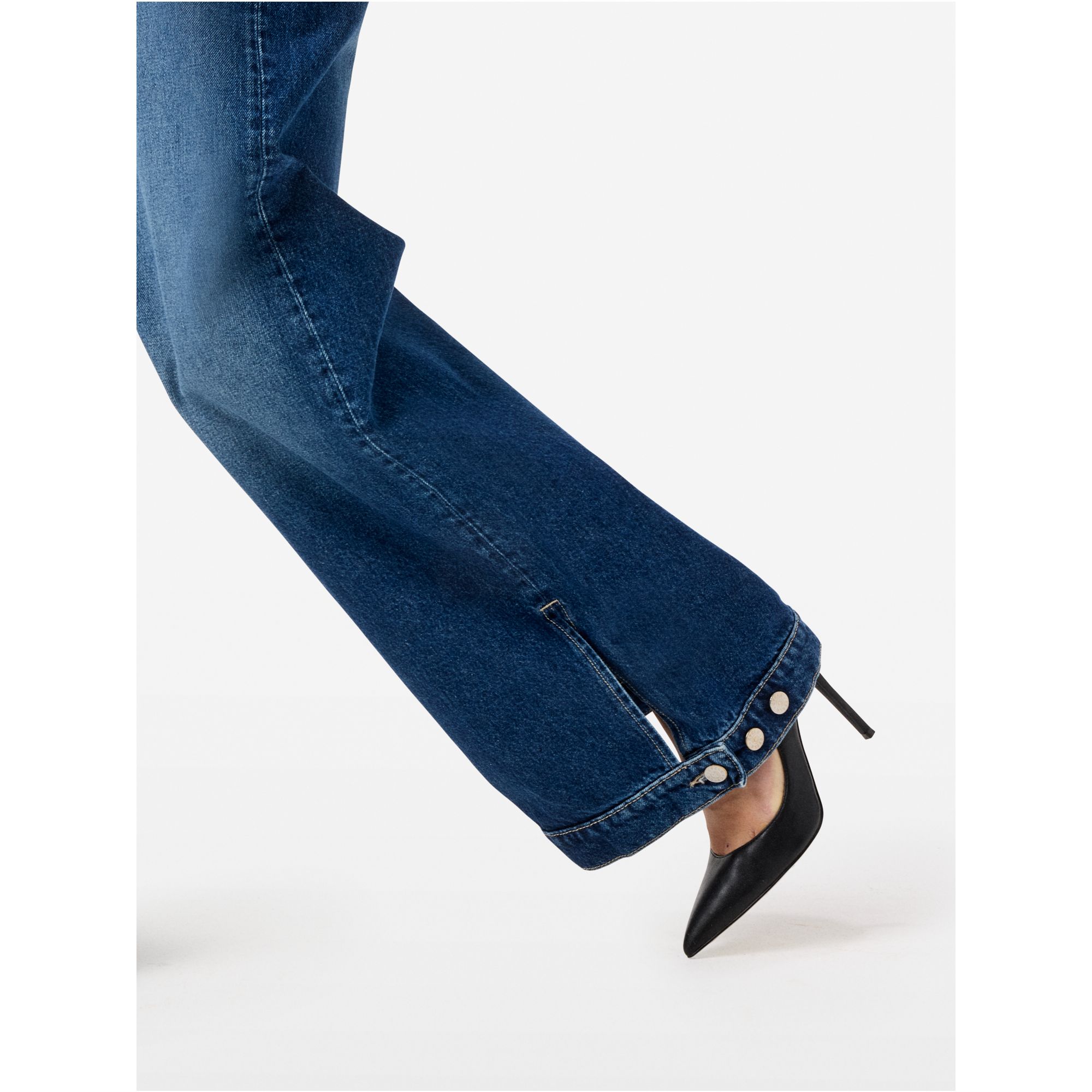 Loose-fit Big Low jeans with adjustable hem