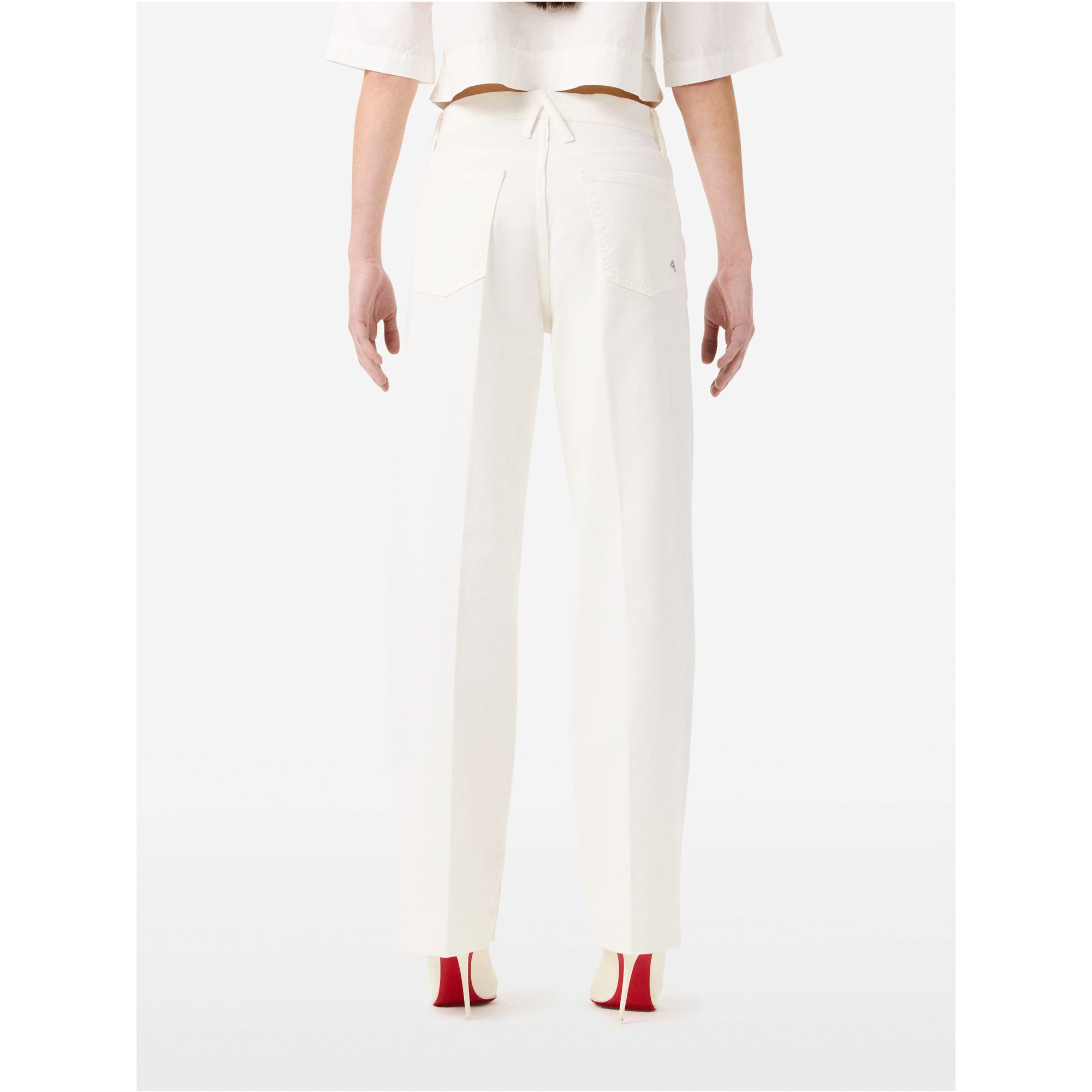 Right straight leg direct dyed