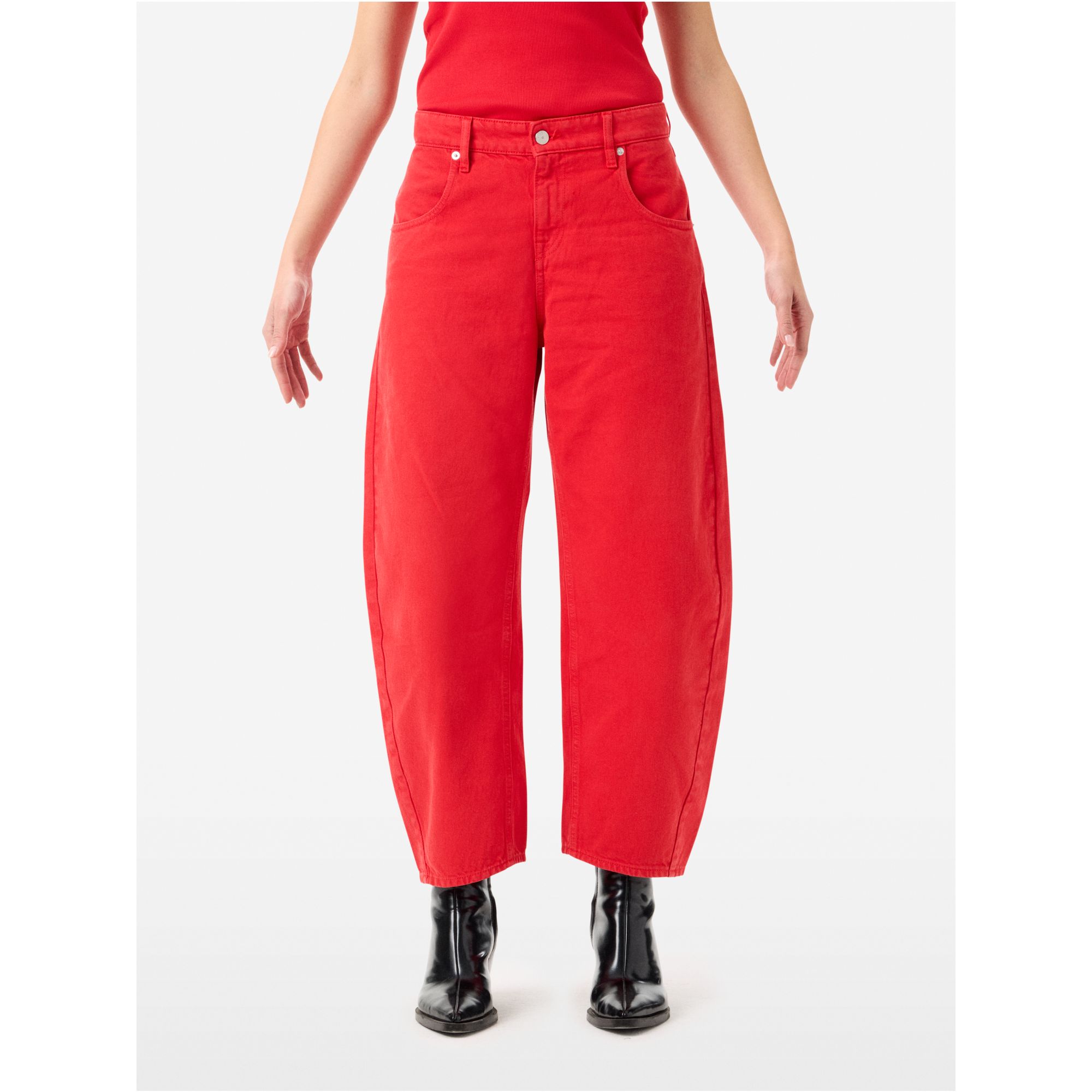 Cropped wide-leg Aida jeans