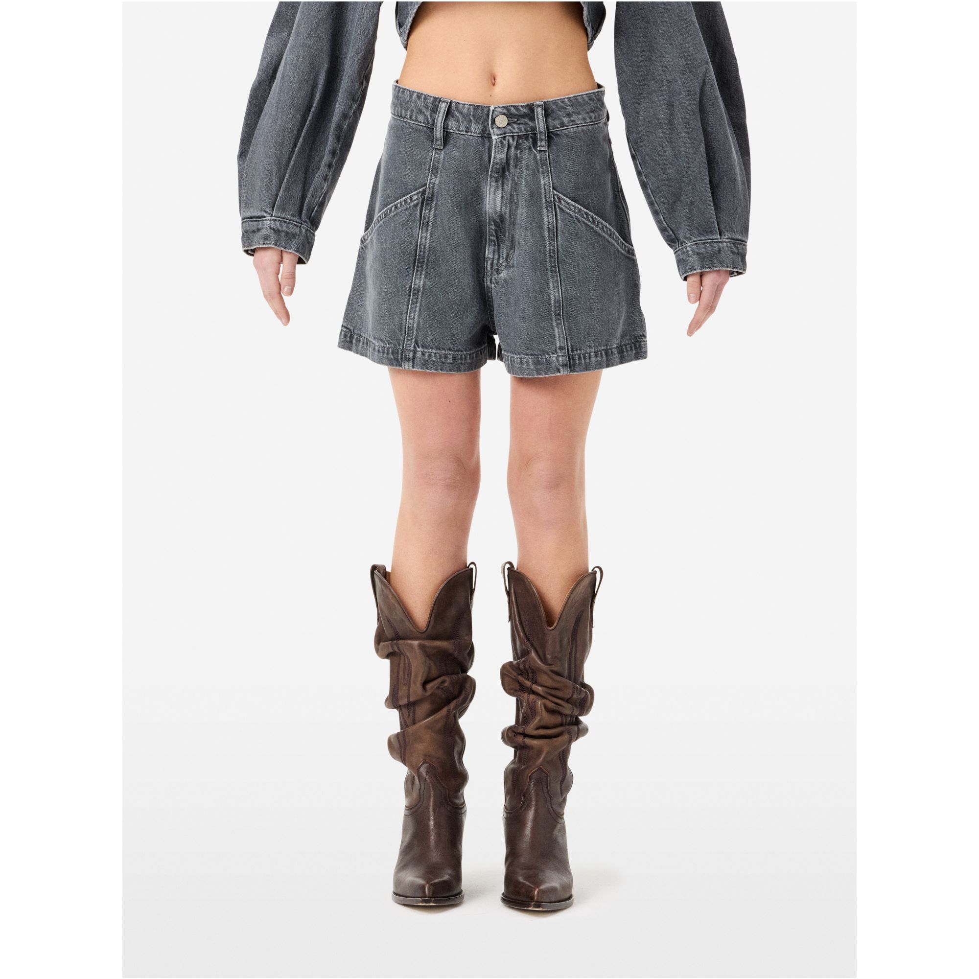 Loren mum-fit shorts