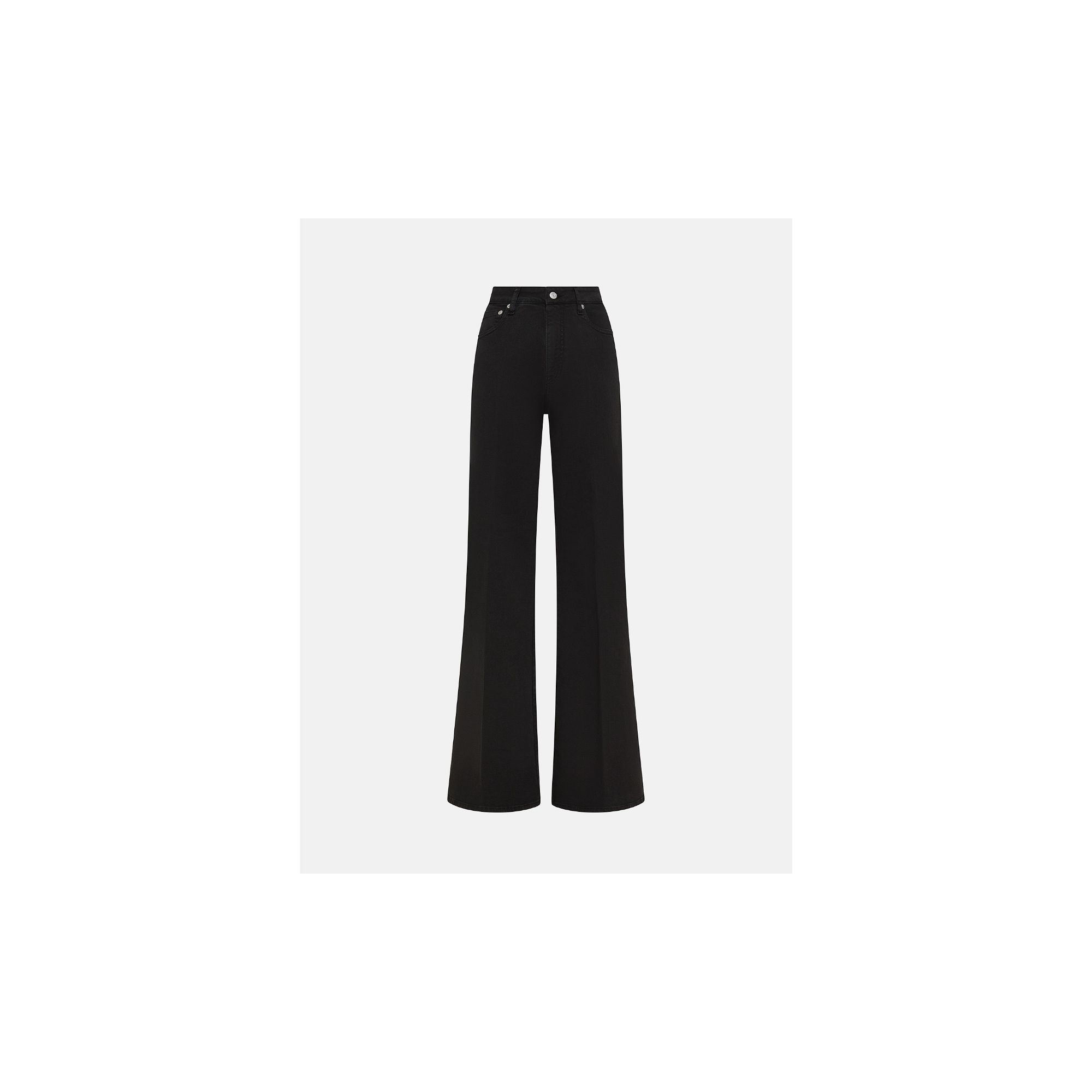 Flaire high rise flared direct dyed