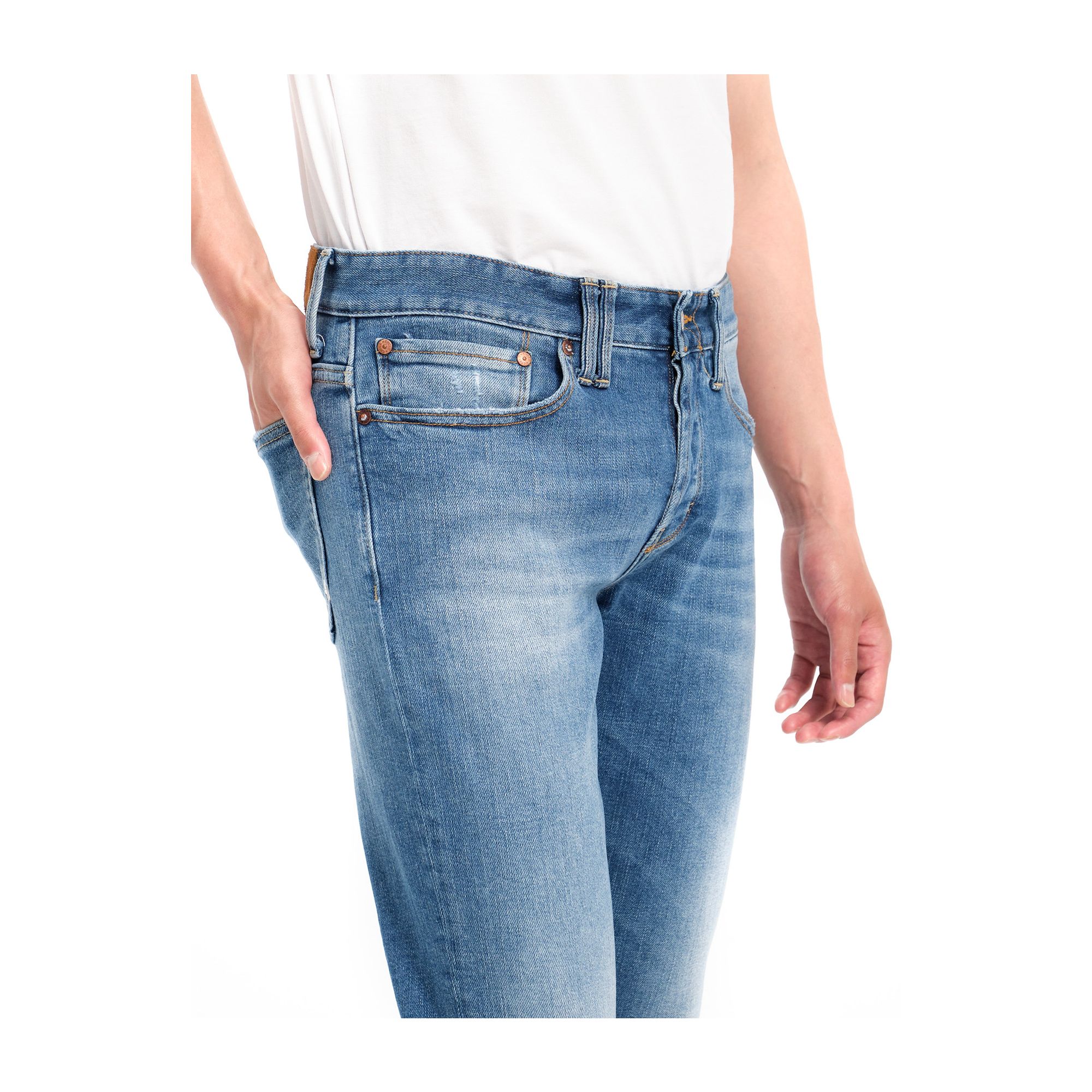 BONE COMFORT SKINNY BROKEN NATURAL VINTAGE