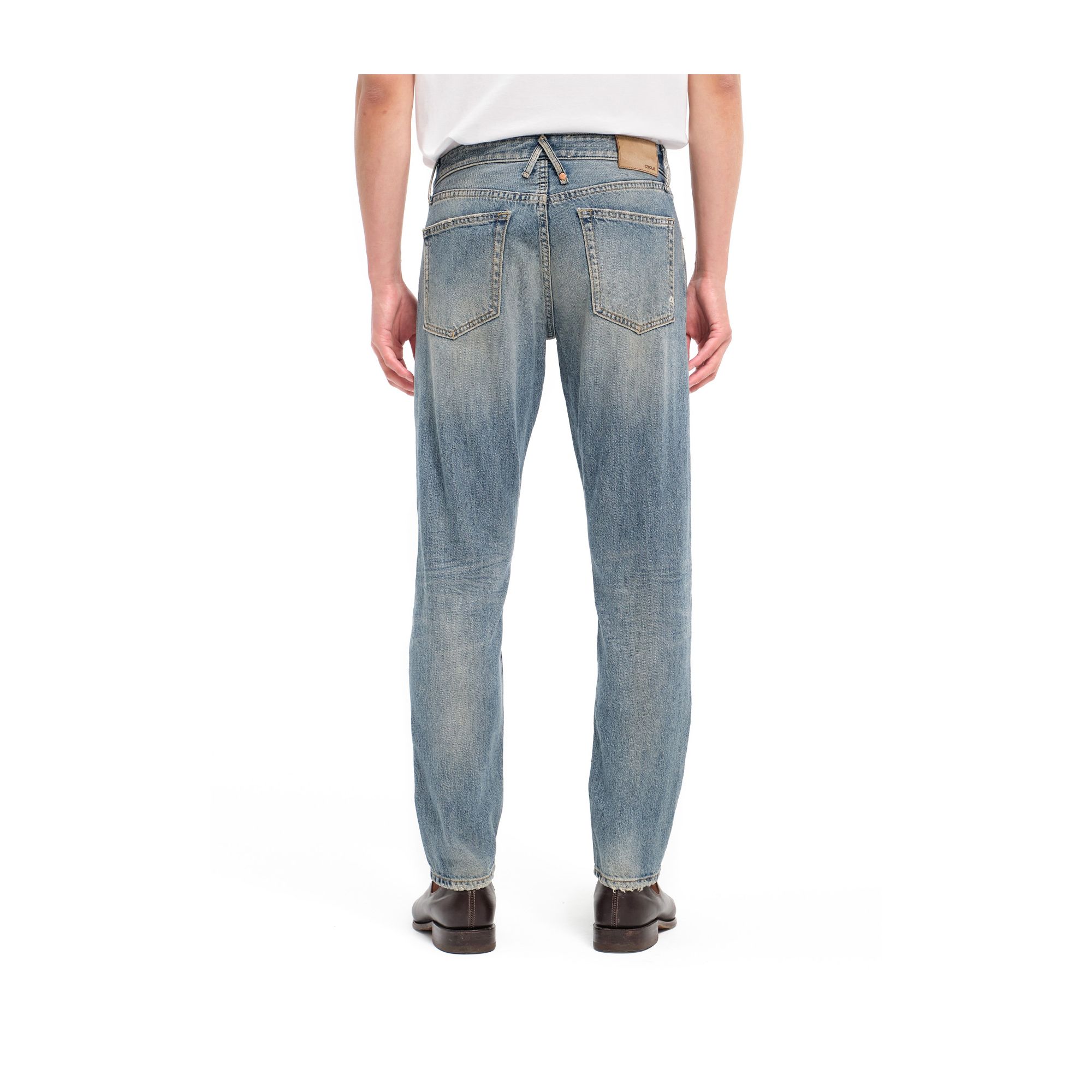 CULT SLIM FIT STRAIGHT LEG DIRTY THE' STONE WASHED