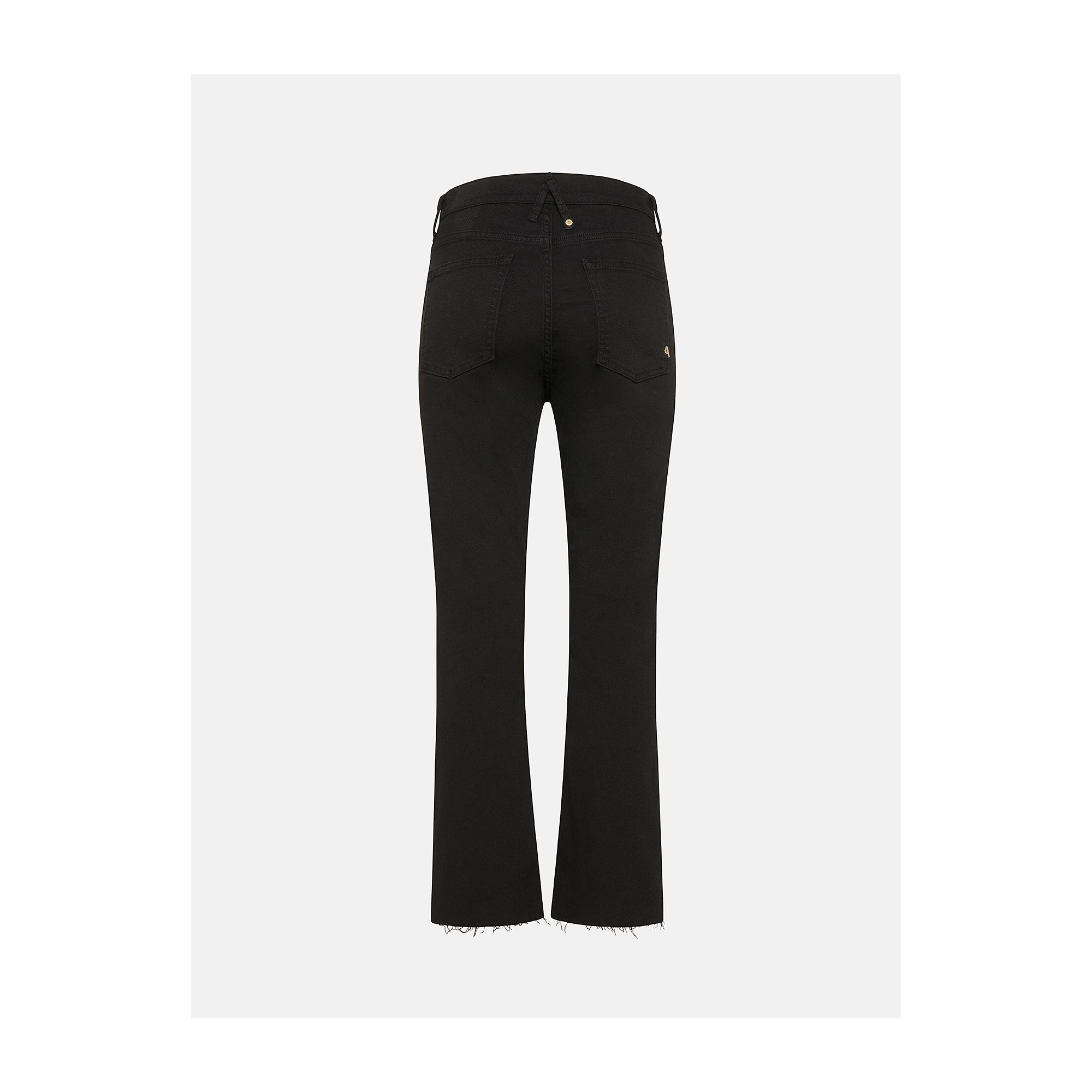 KATE CROP BOOTCUT RINSE WASH ROW EDGE