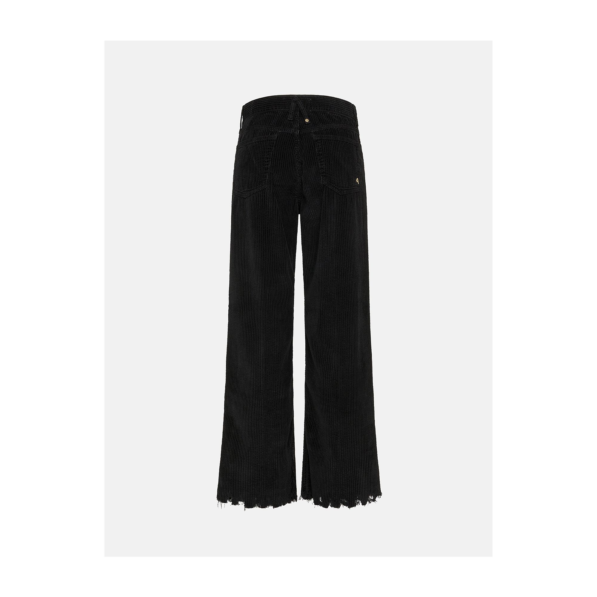 RIGHT STRAIGHT LEG RINSE WASH & FRAYED HEM