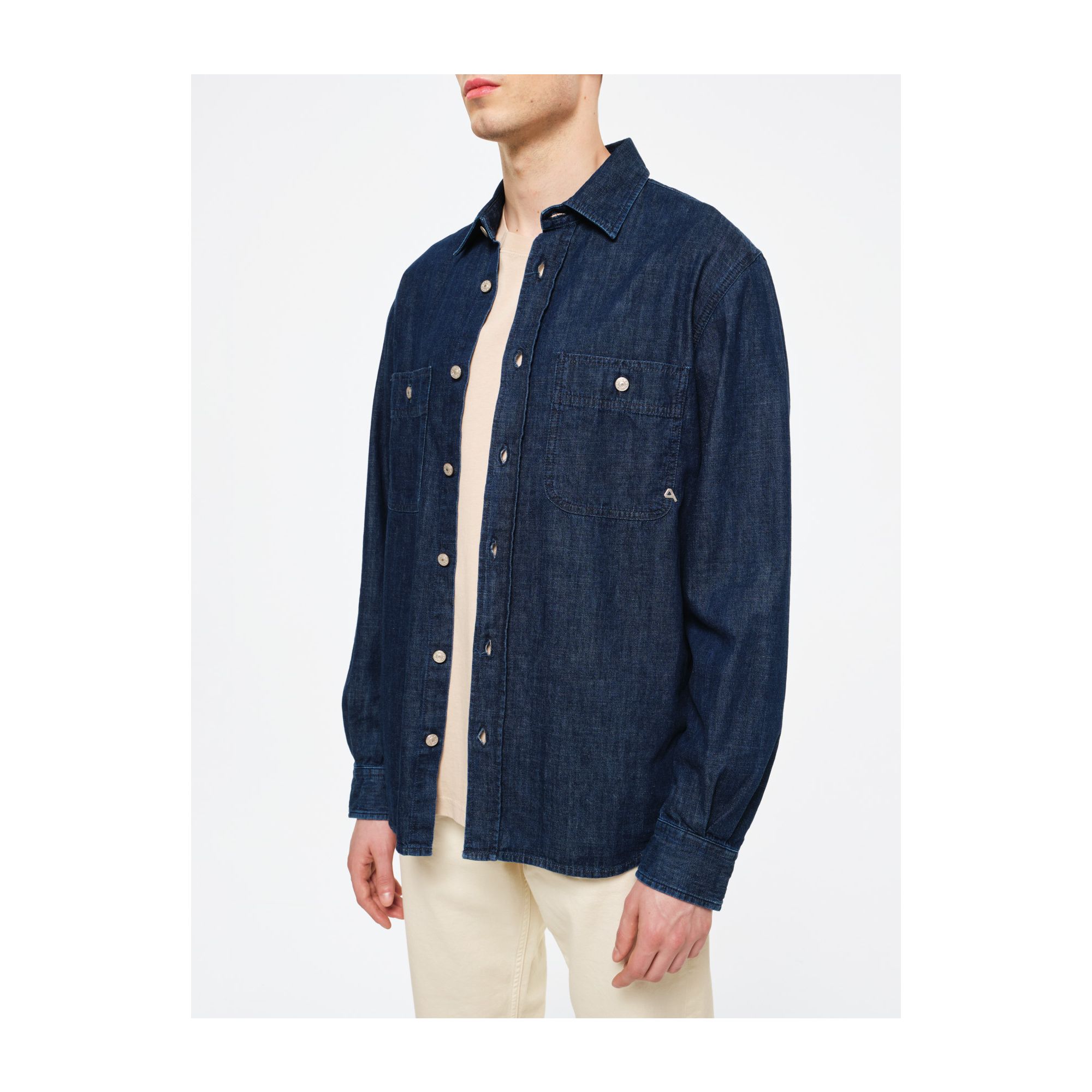 Heavy denim overshirt