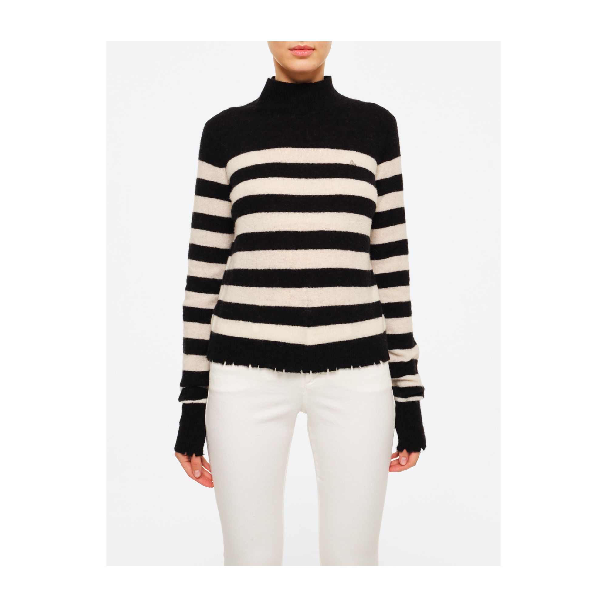 Maglia a collo alto Camila in misto lana