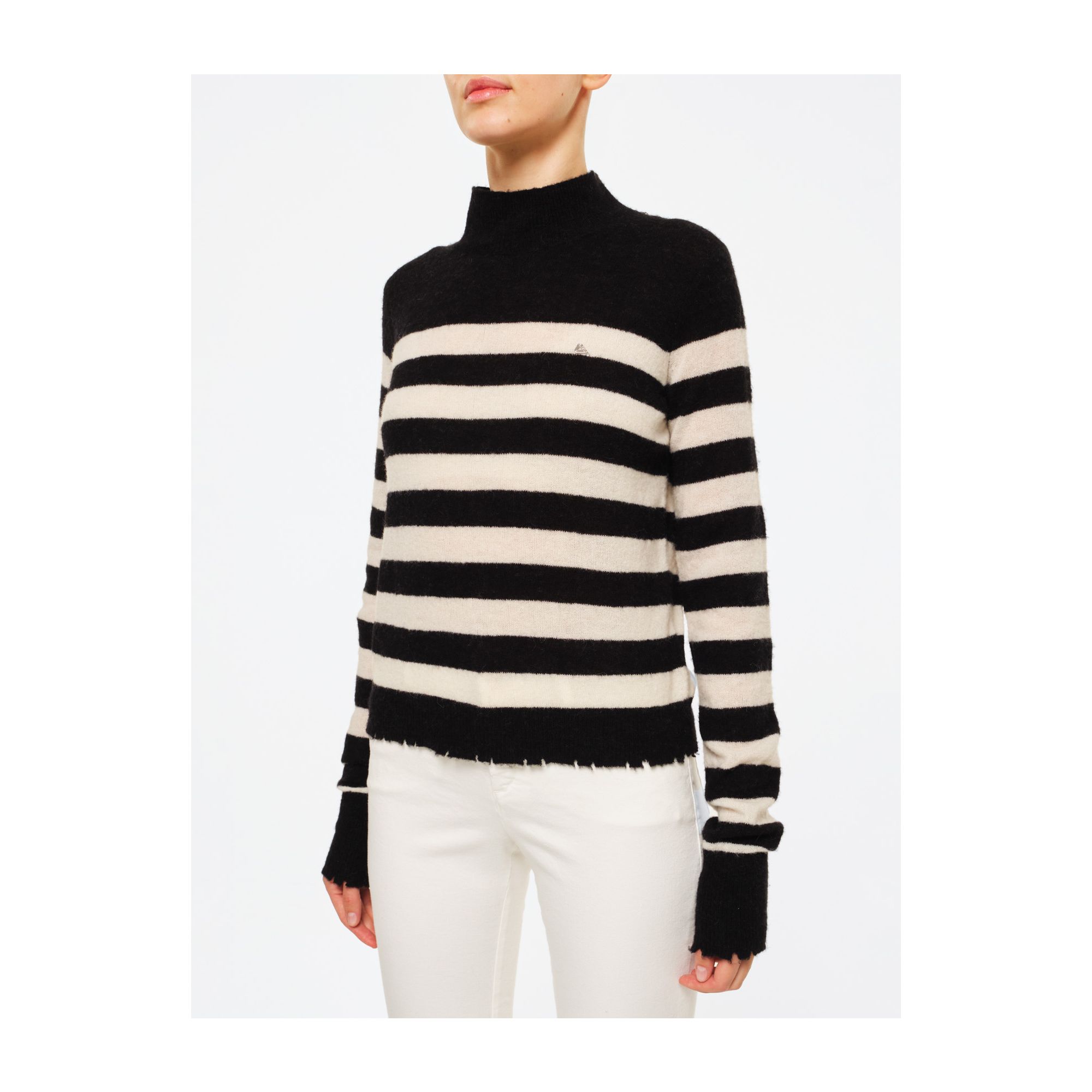 Maglia a collo alto Camila in misto lana
