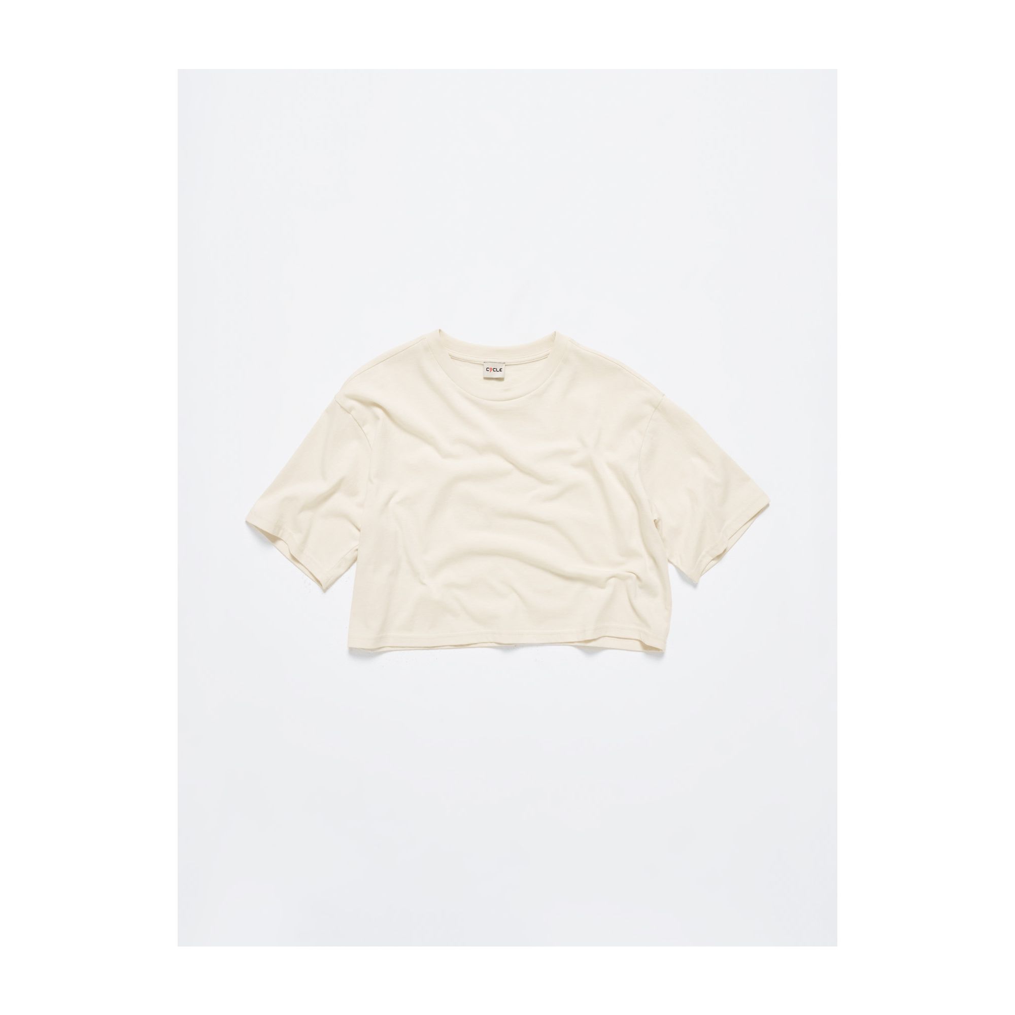 T-shirt Ariel boxy fit con logo