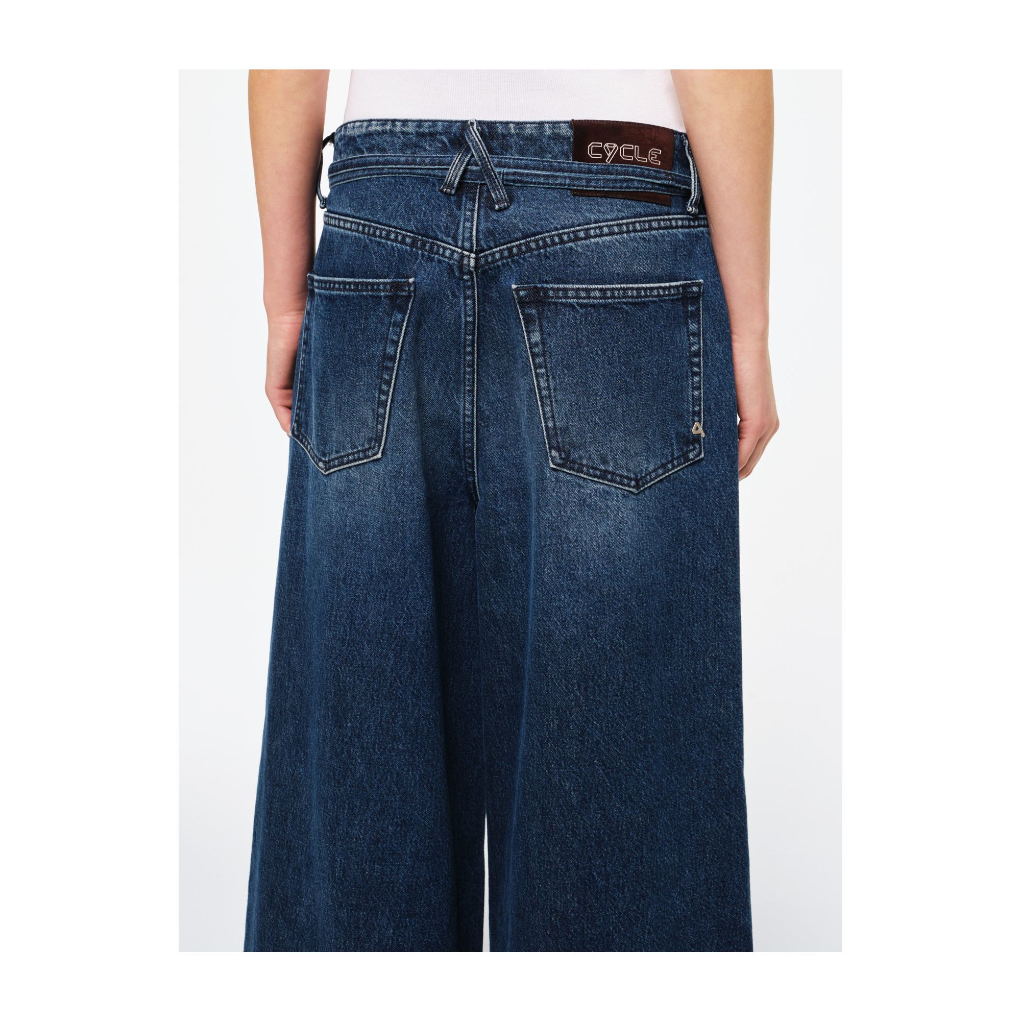Boyfriend-fit Big low jeans