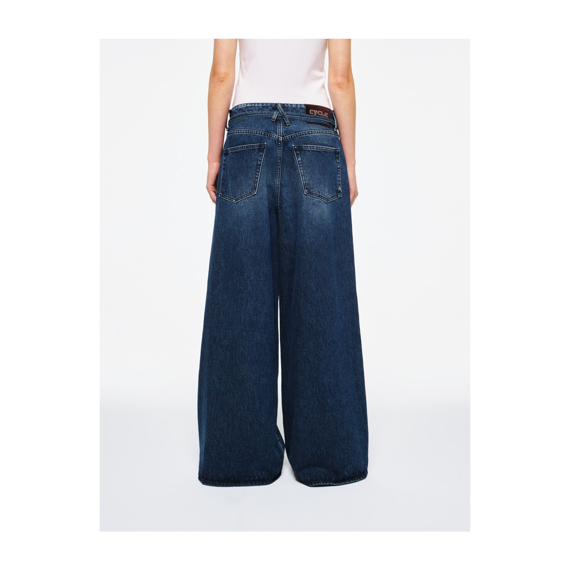 Boyfriend-fit Big low jeans