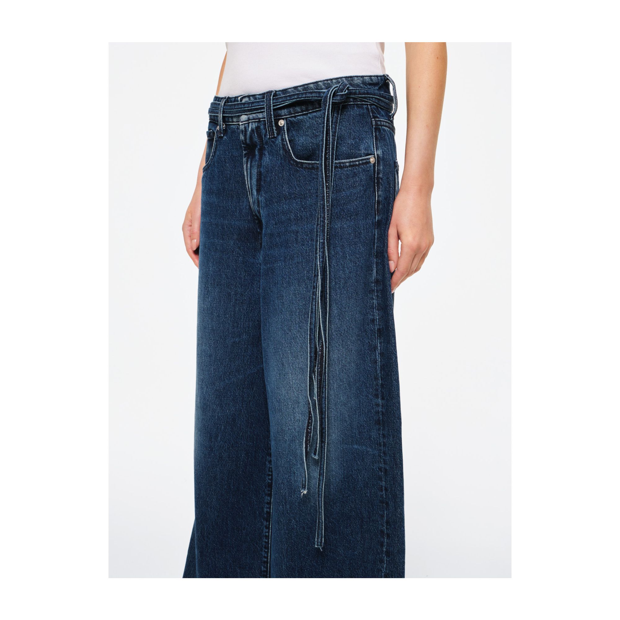 Boyfriend-fit Big low jeans
