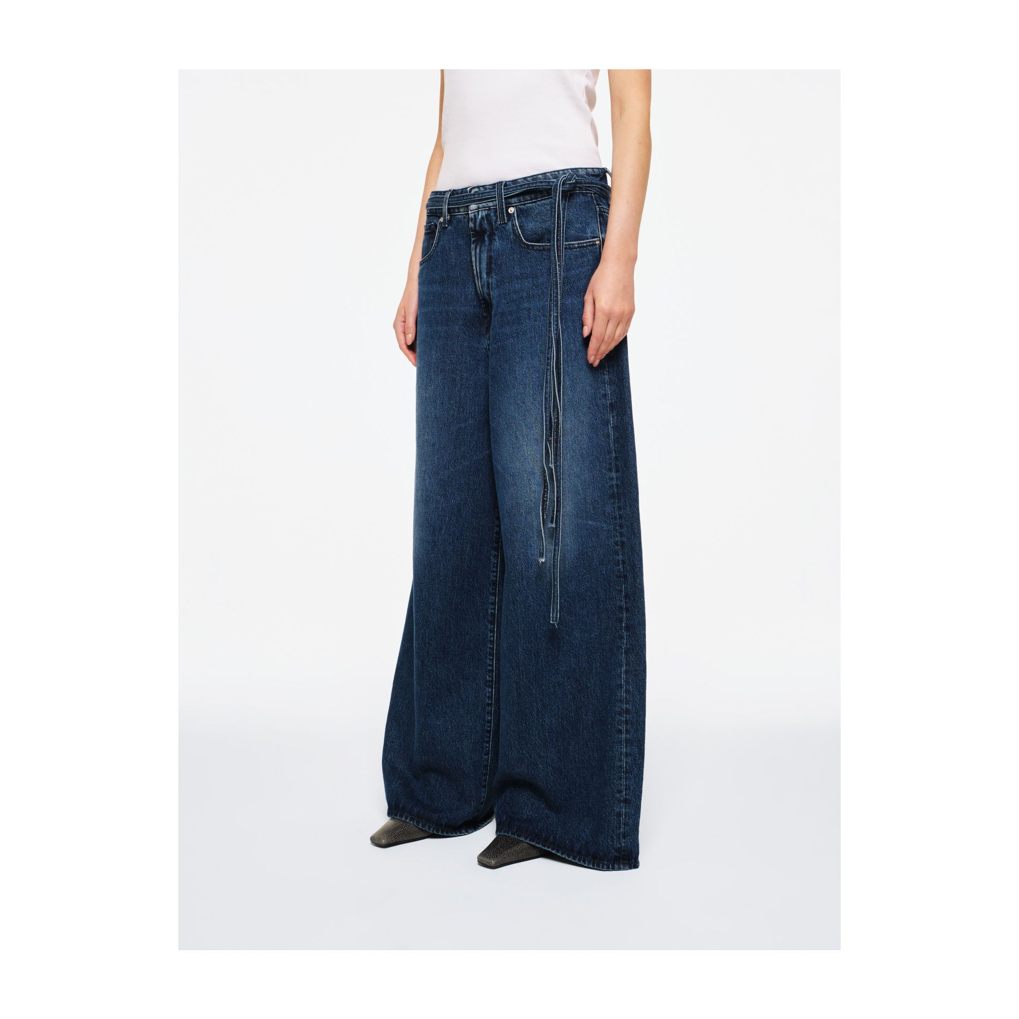 Boyfriend-fit Big low jeans
