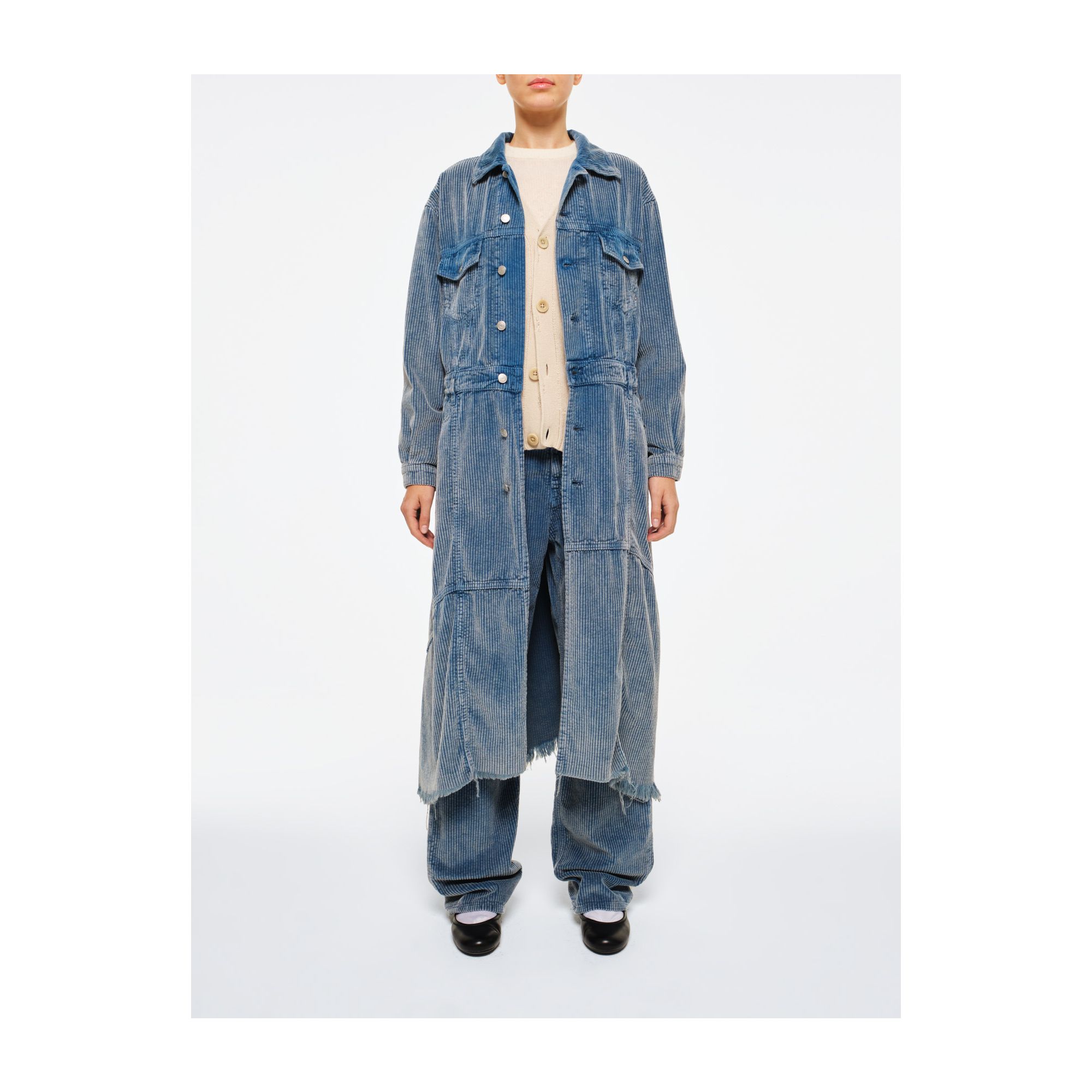 Corduroy Avery trench coat