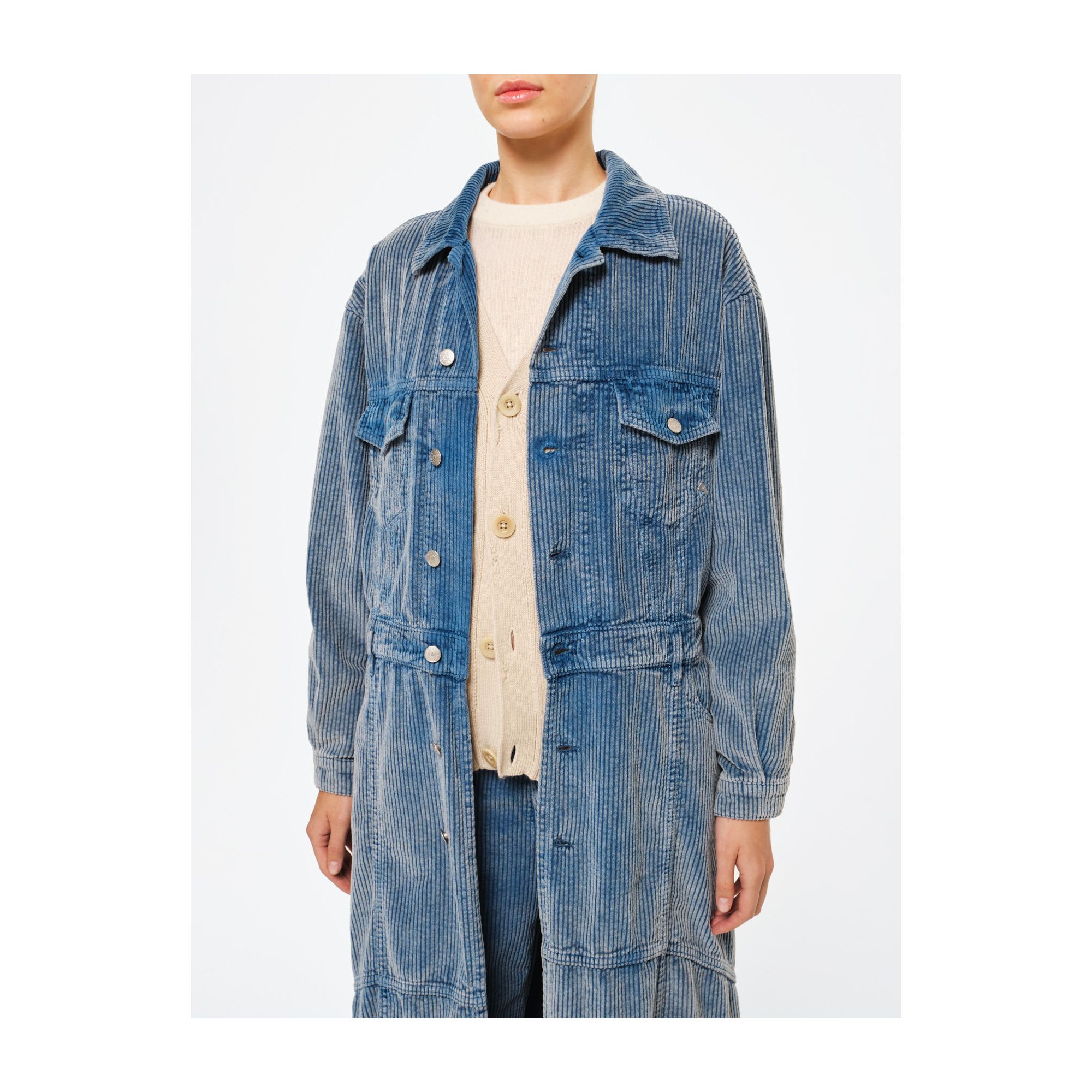 Corduroy Avery trench coat