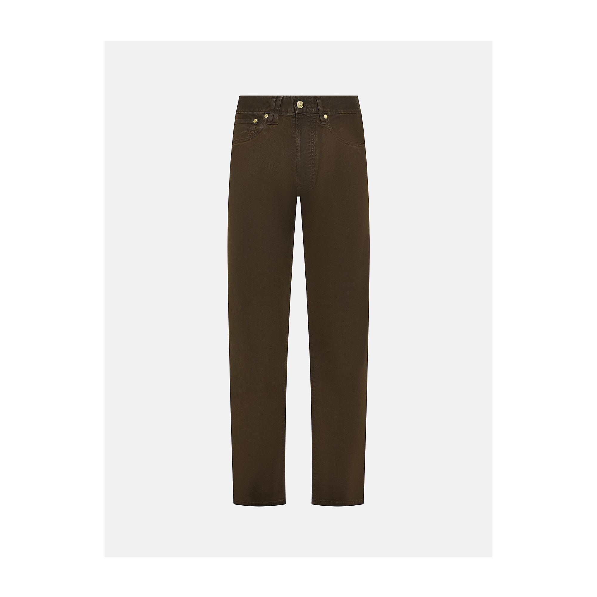 Standard comfort regular straight '90s fit oil coated garment dyed