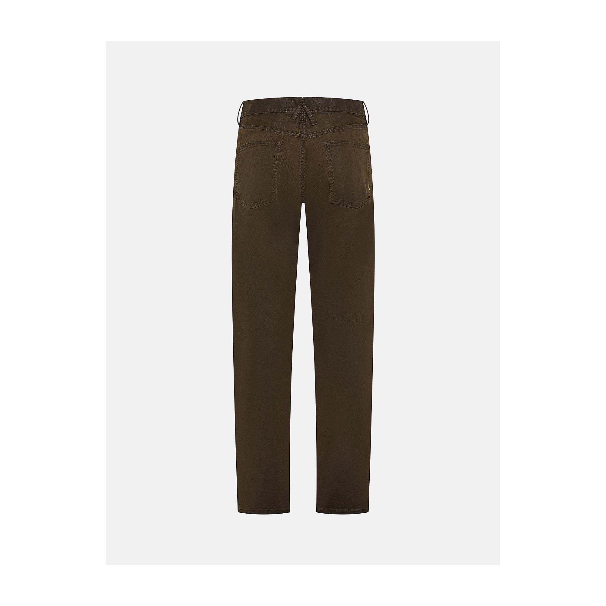 Standard comfort regular straight '90s fit oil coated garment dyed