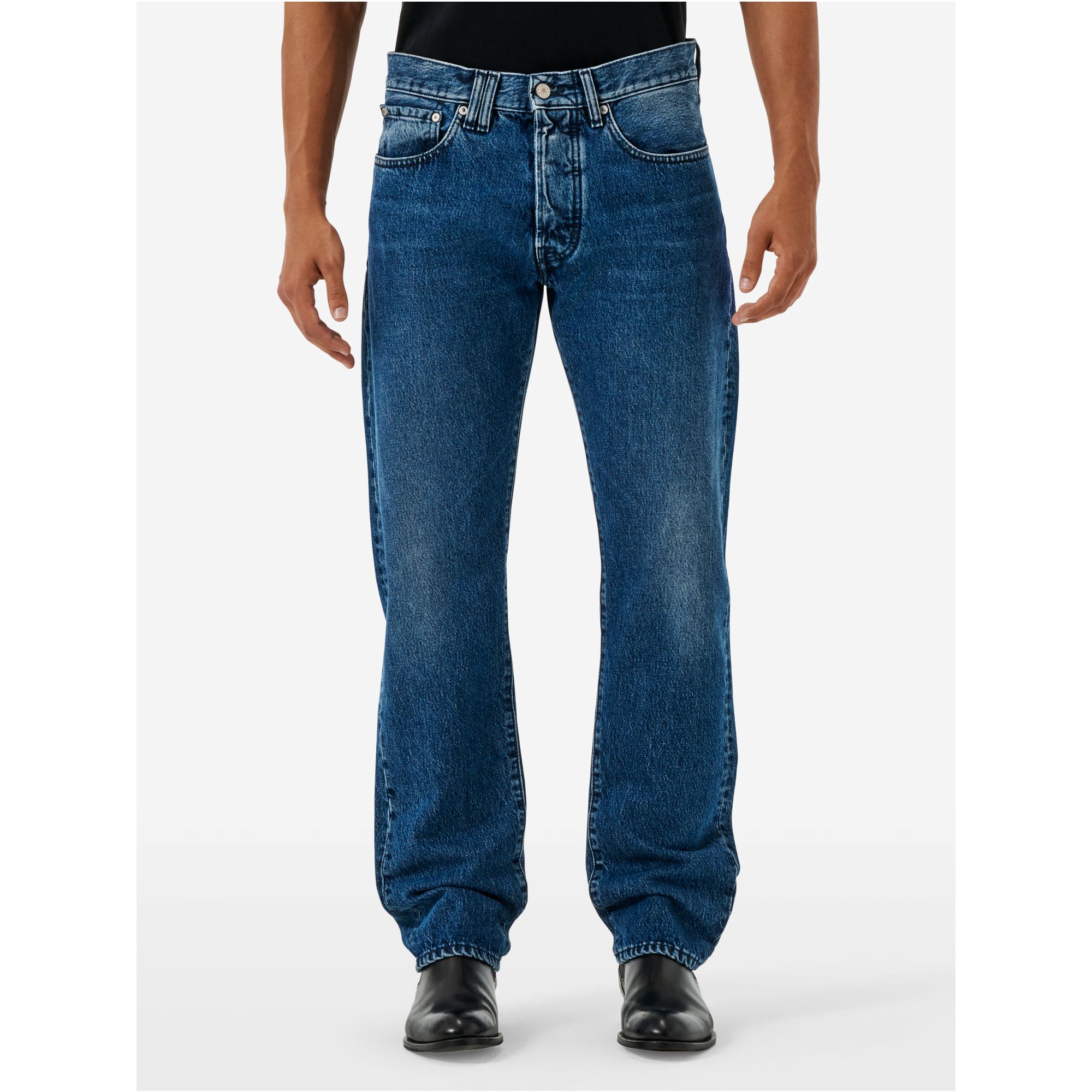 Standard regular straight '90s fit light vintage