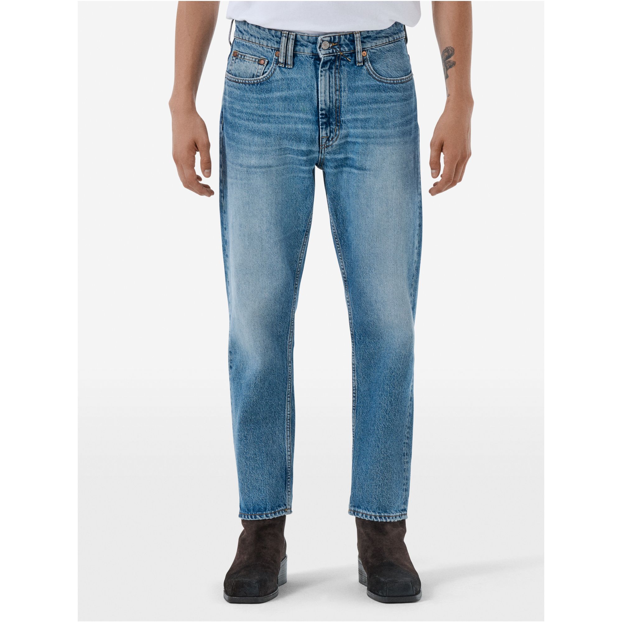 Lucky tapered fit mid tone natural vintage