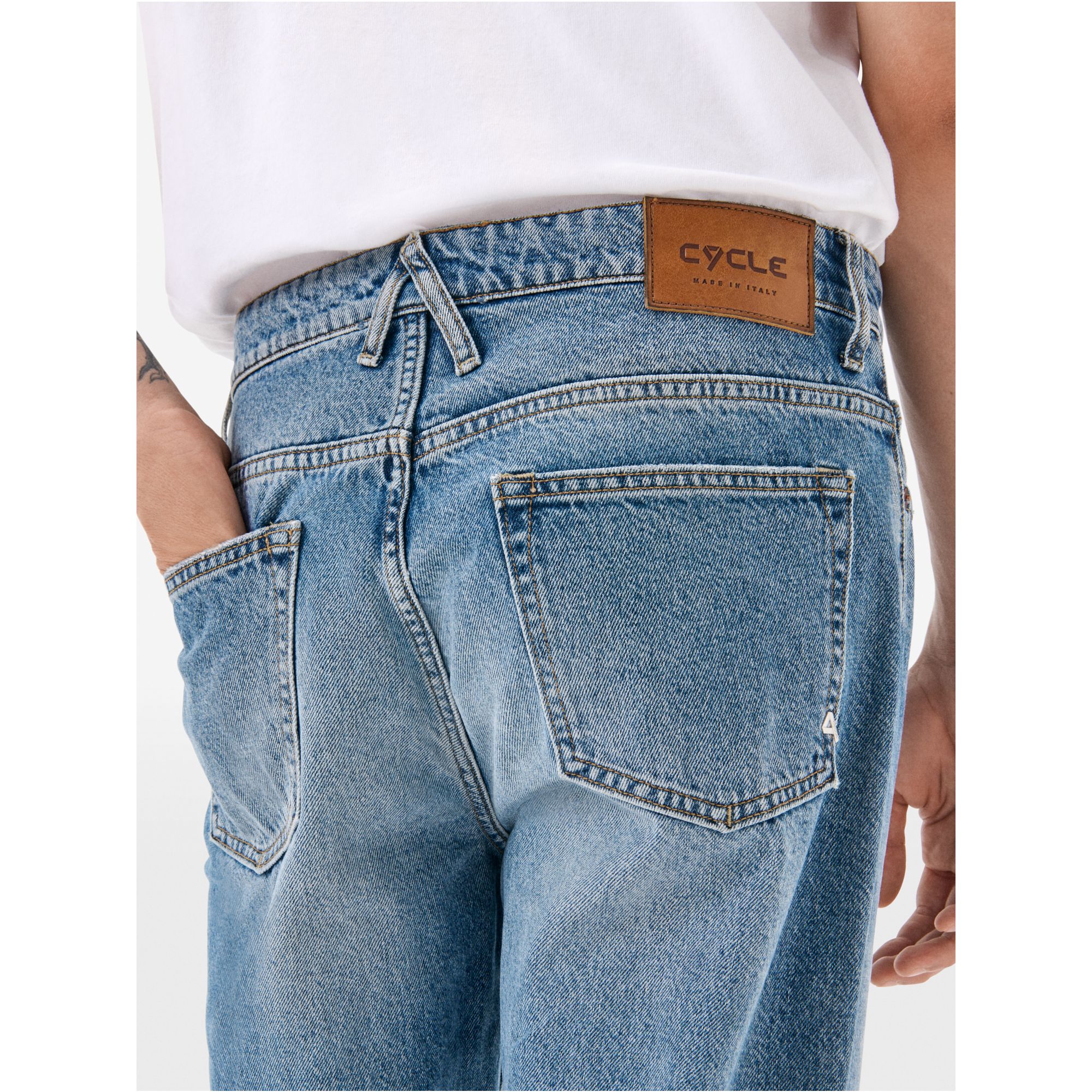 Lucky tapered fit mid tone natural vintage