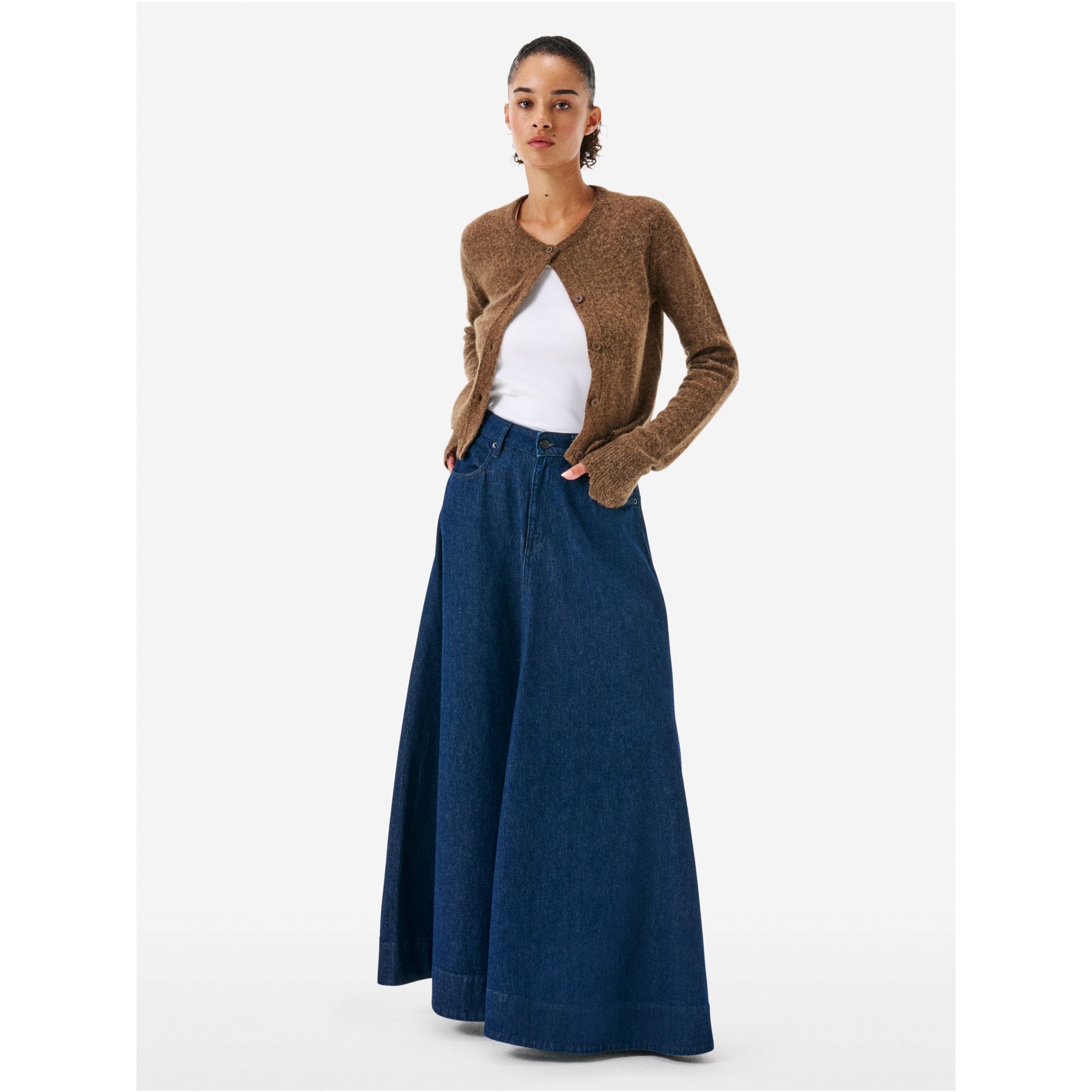 Sofia long skirt rinse wash