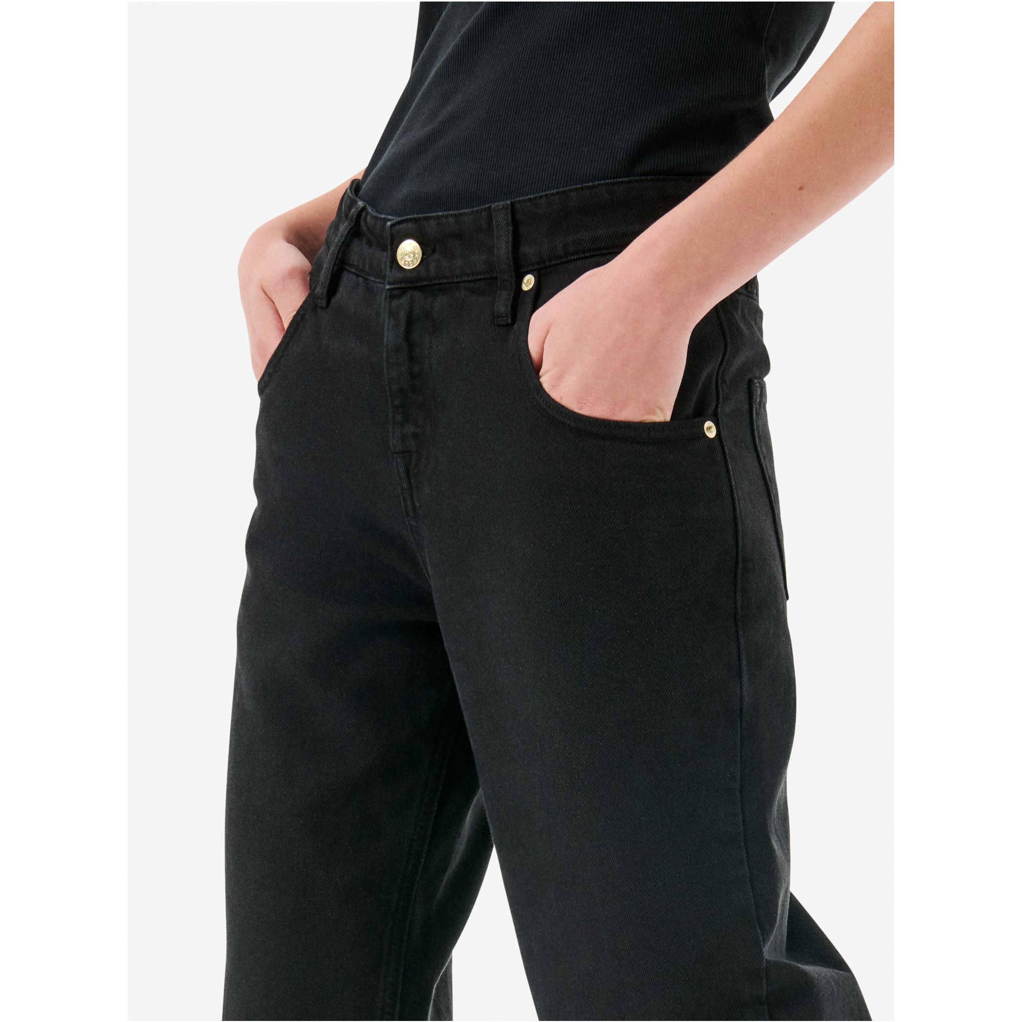 Aida crop super fitted low waist cropped curve leg direct dyed