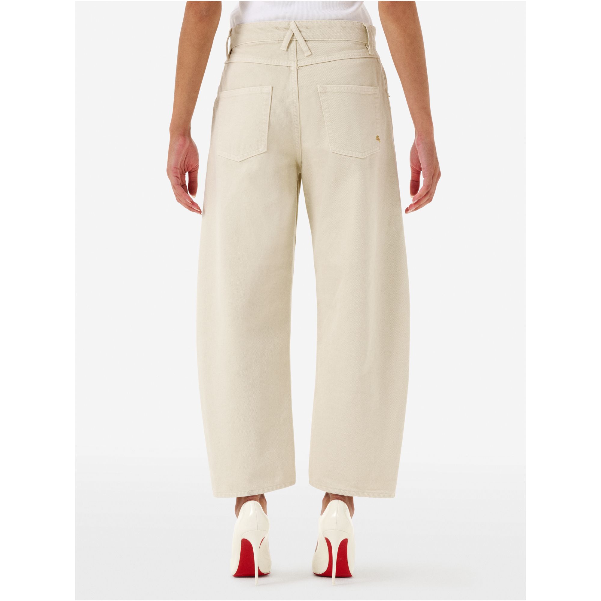 Aida crop super fitted low waist cropped curve leg direct dyed