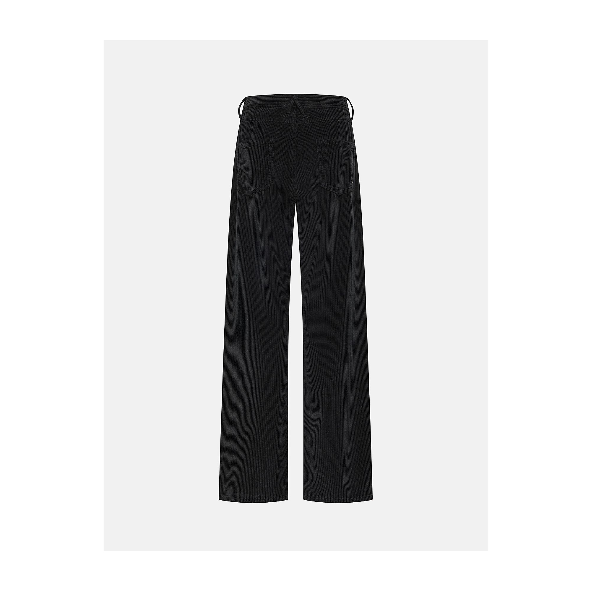 Aida low super fitted low waist volume leg direct dyed