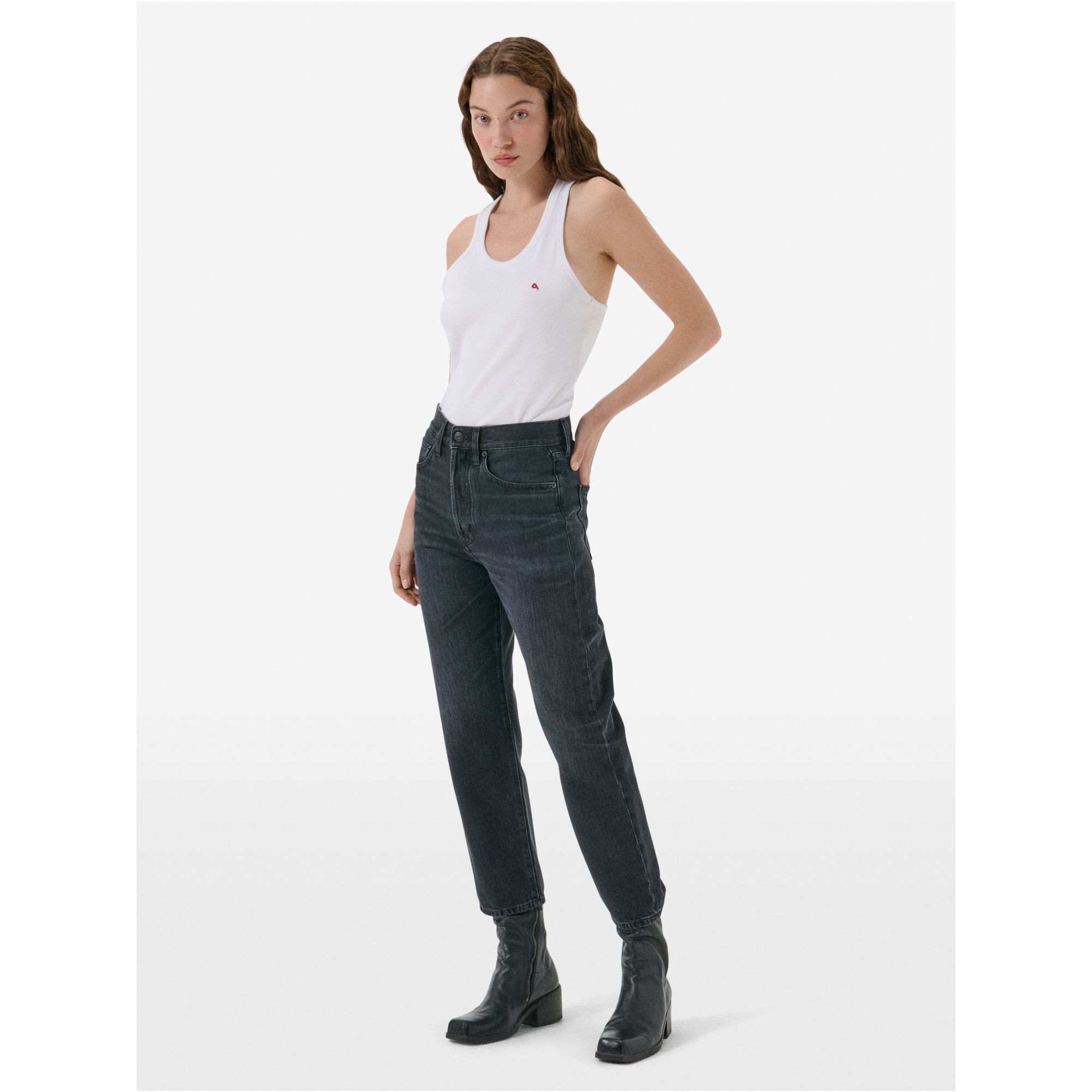 Bella '90s fit mid rise straight light vintage